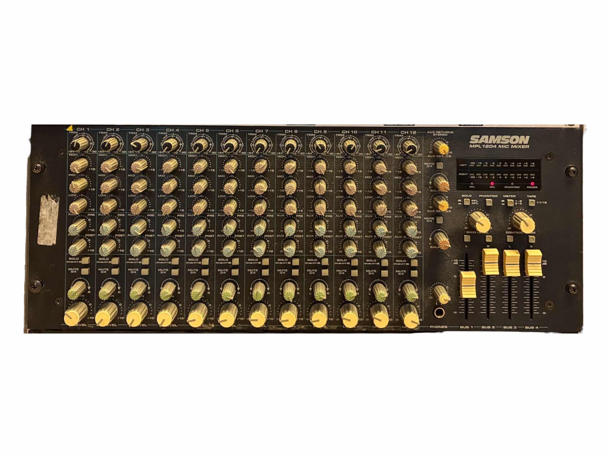 Photo 1 of SAMSON CHANNEL MIC MIXER MPL 1204 12