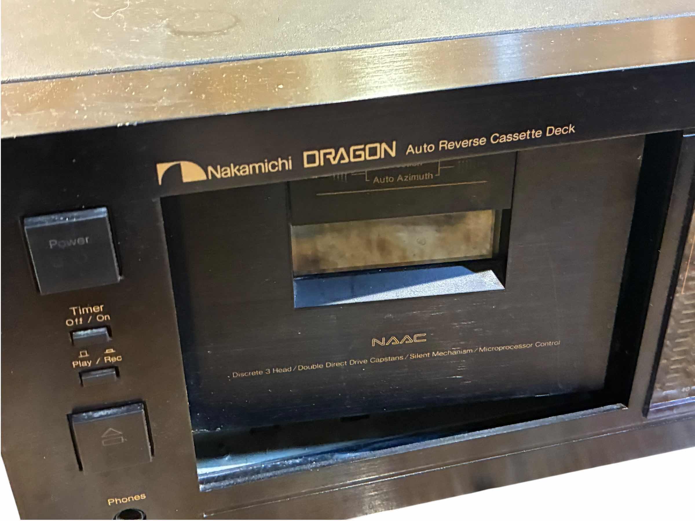 Photo 1 of NAKAMICHI DRAGON AUTO REVERSE CASSETTE DECK