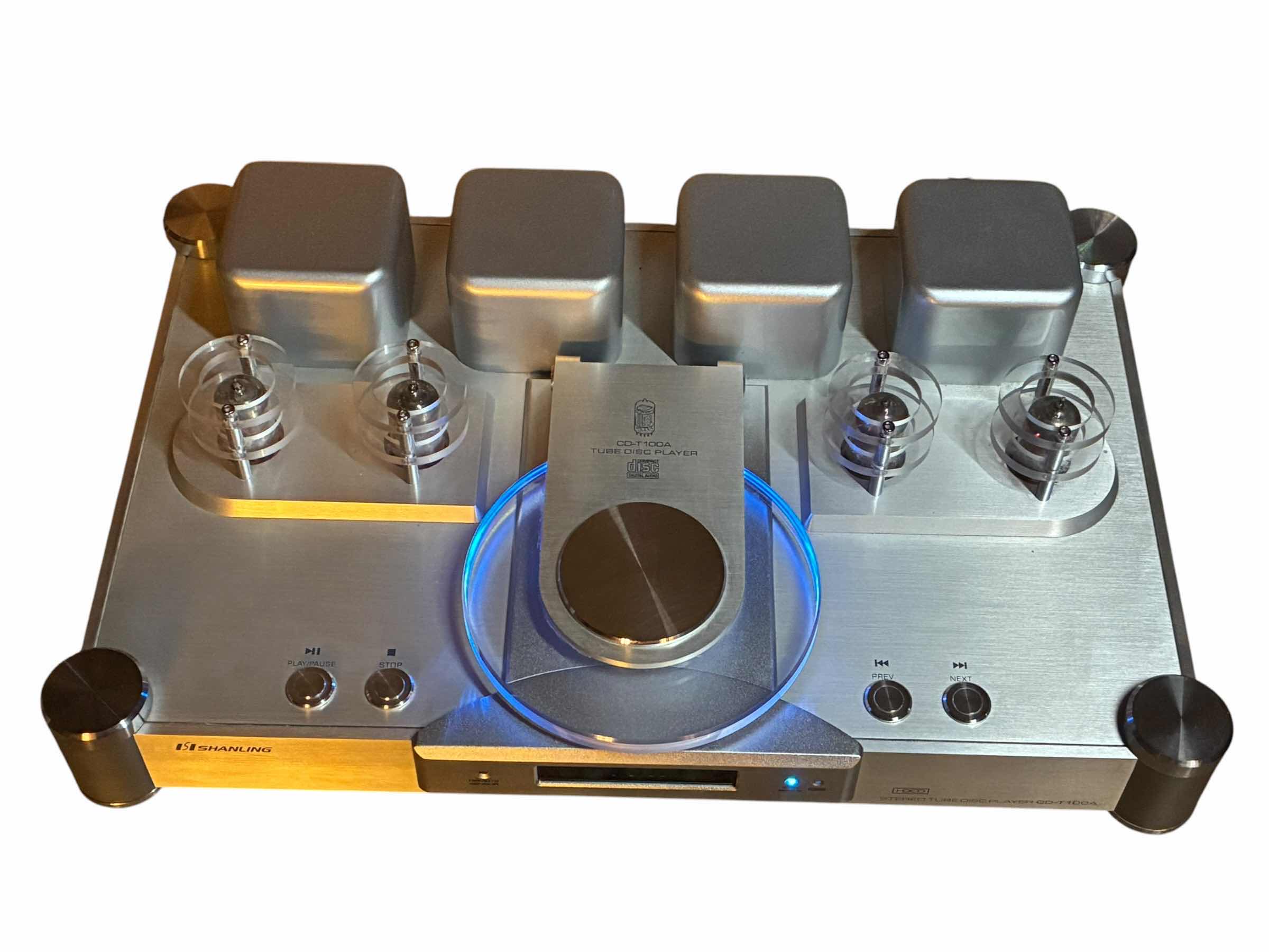 Photo 1 of SHINZEN SHANLING DIGITAL TECH. DEV. TUBE CD DISC PLAYER STEREO W REMOTE CD-T100A