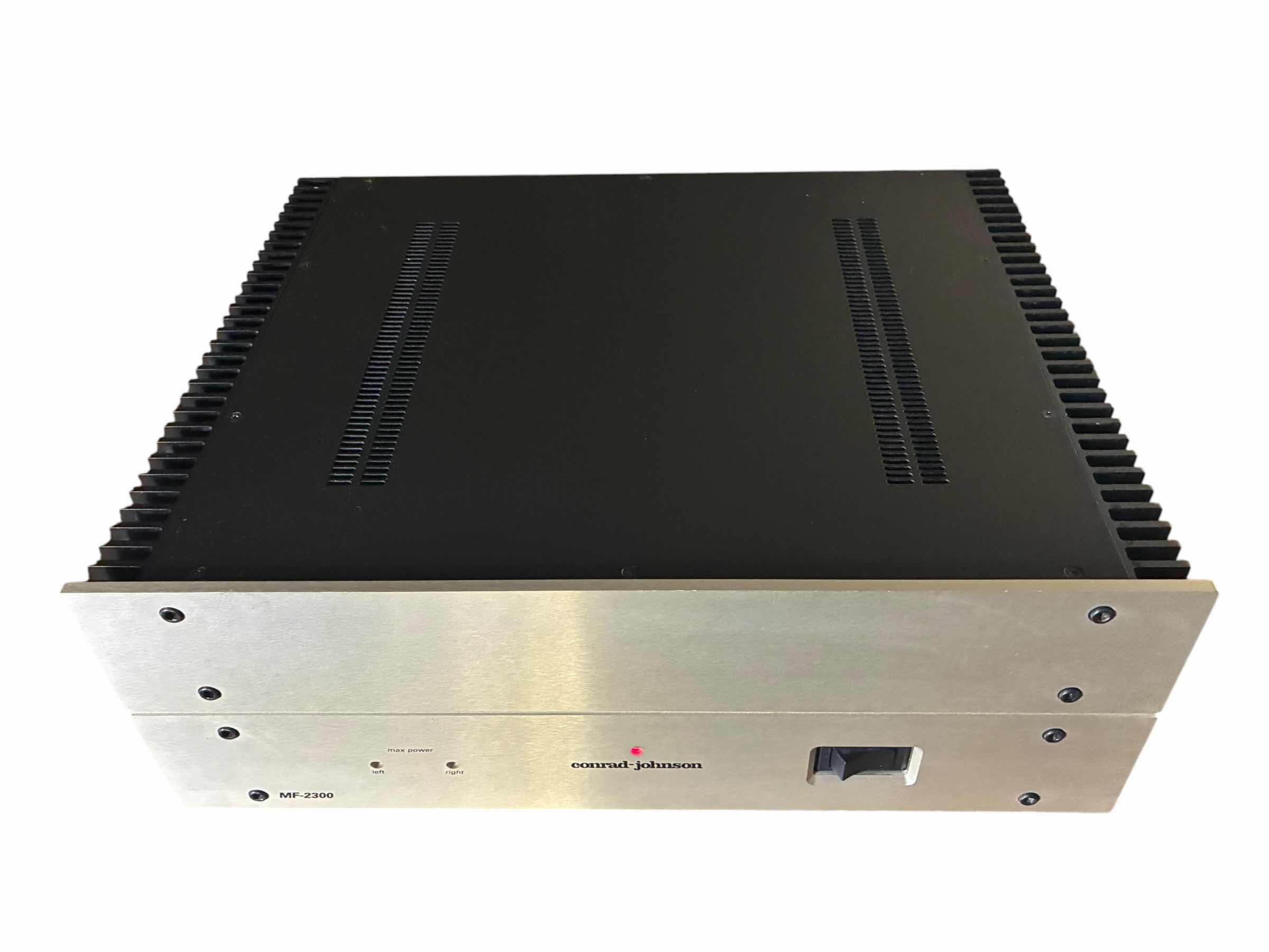 Photo 1 of CONRAD JOHNSON SOLID STATE STEREO POWER AMPLIFIER MF-2300