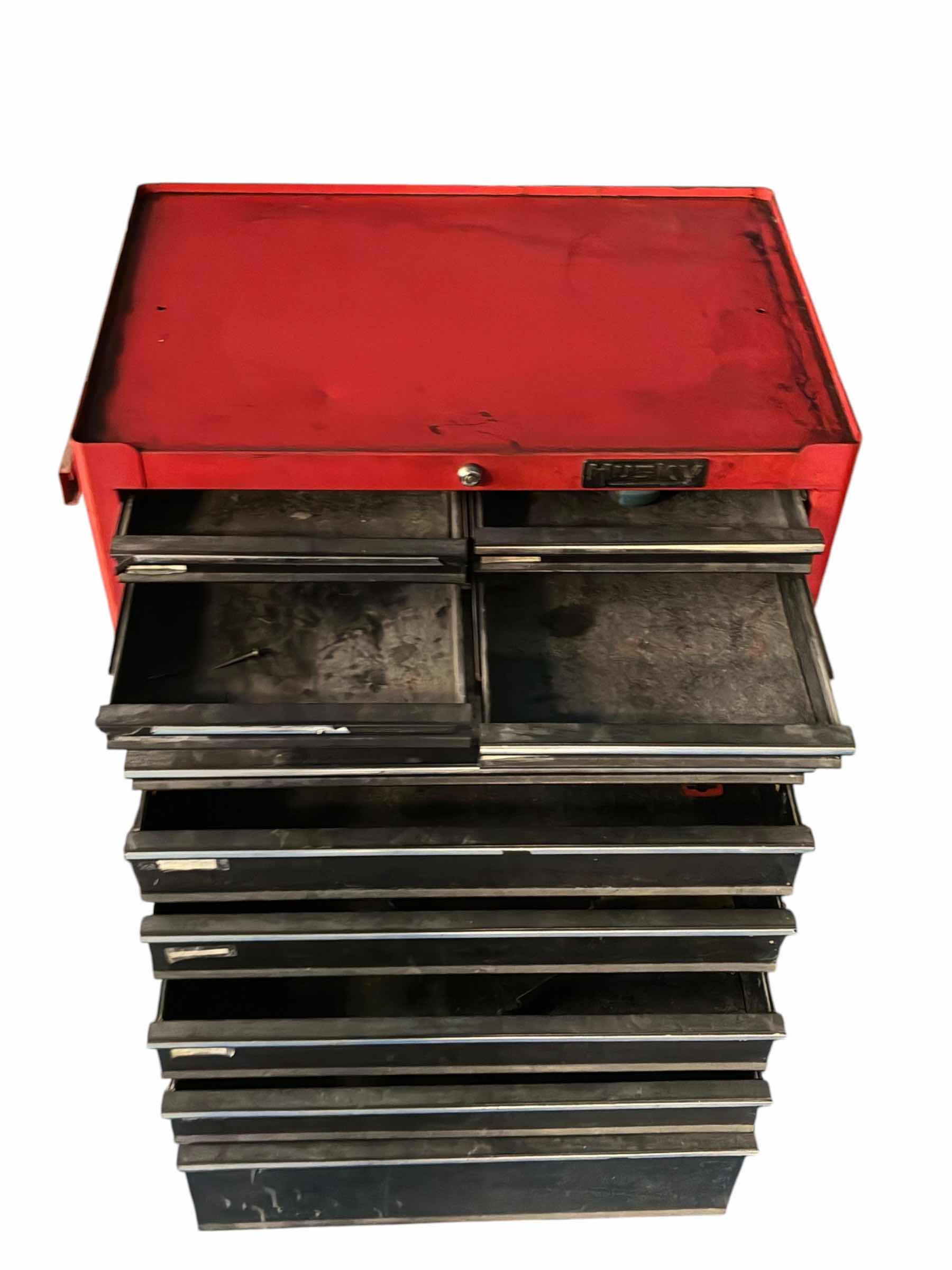 Photo 1 of HUSKY RED ROLLING TOOLBOX 28“ X 18“ H43“