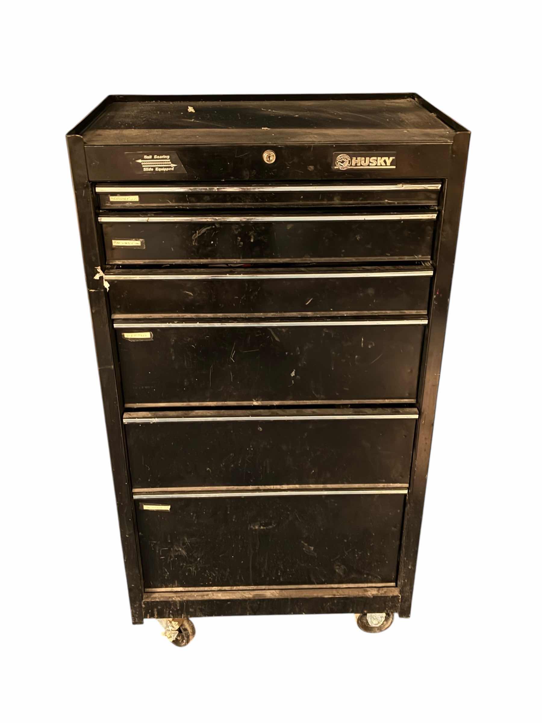 Photo 1 of HUSKY BLACK ROLLING TOOLBOX 30” X 18” H50”