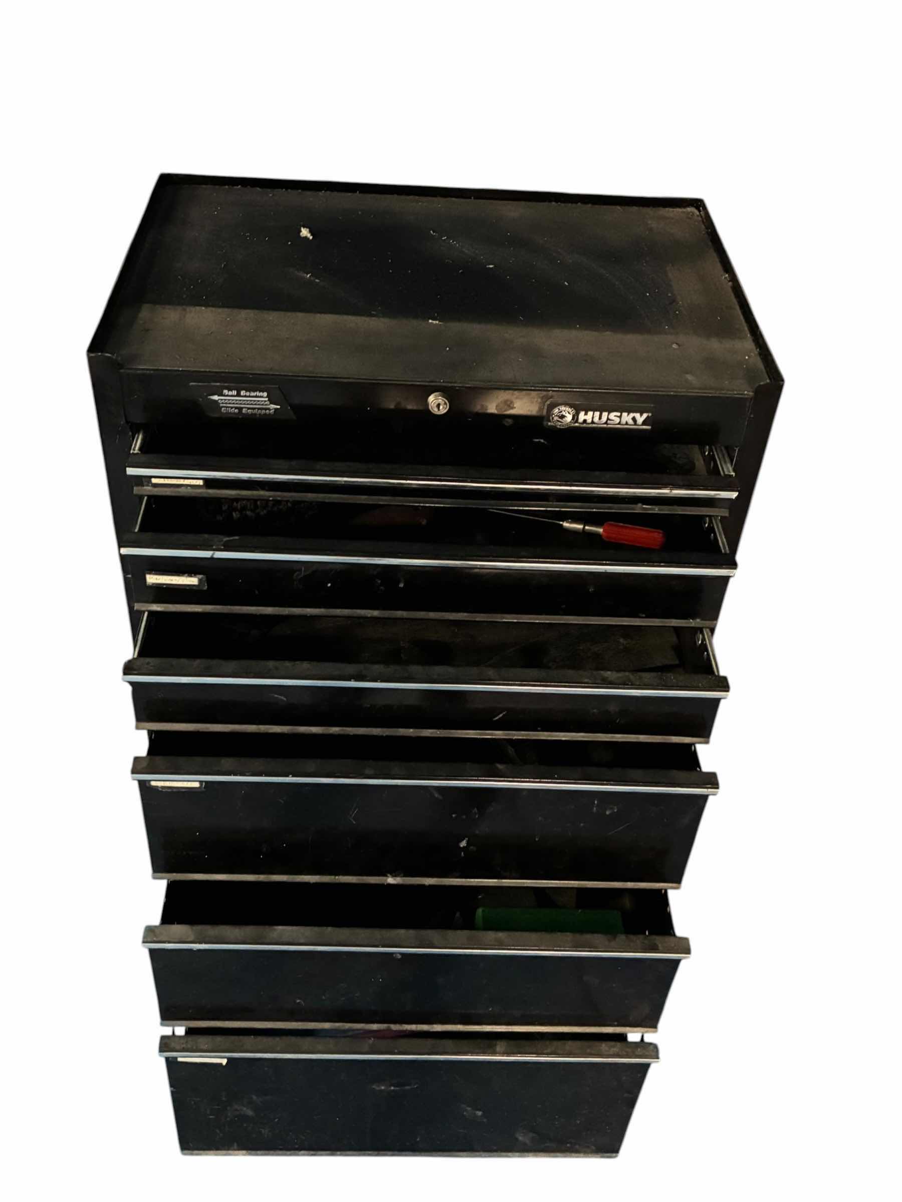 Photo 1 of HUSKY BLACK ROLLING TOOLBOX 30” X 18” H50”