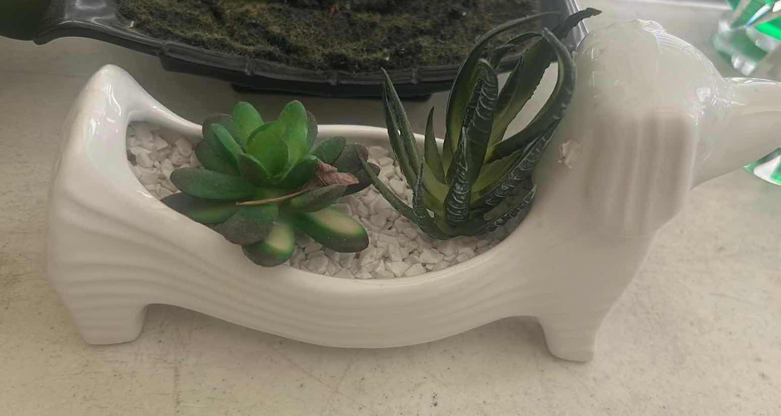 Photo 1 of 4- FAUX ARRANGEMENTS ORCHID TULIPS