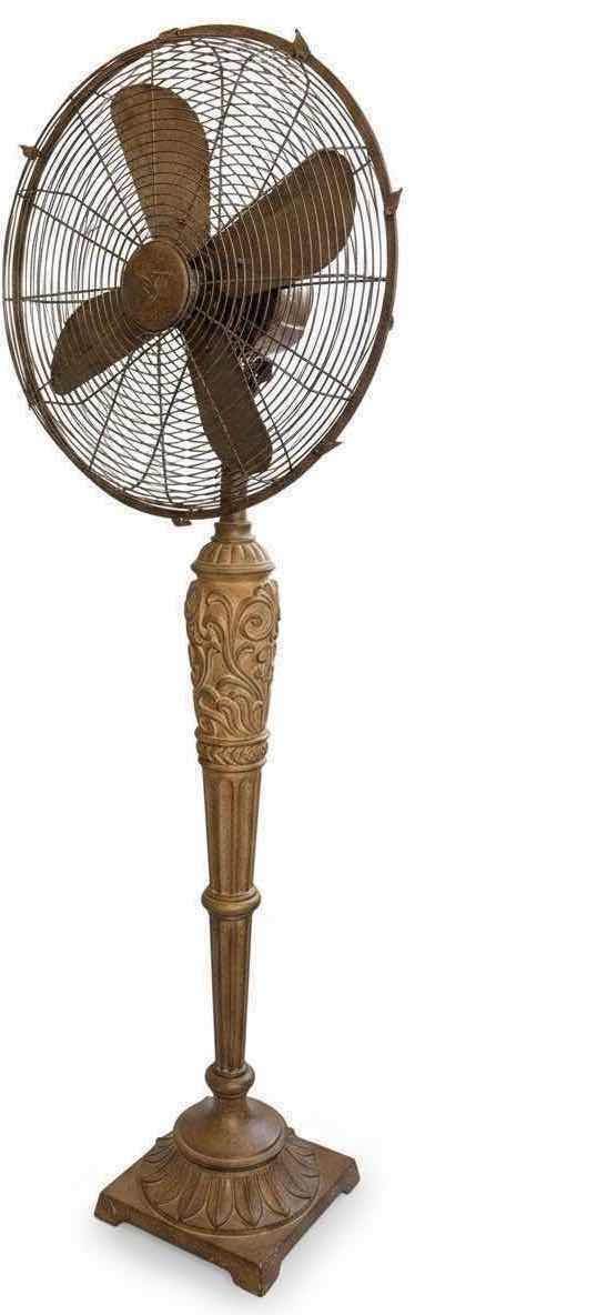 Photo 1 of VINTAGE FREESTANDING, HEAVY GOLD FAN