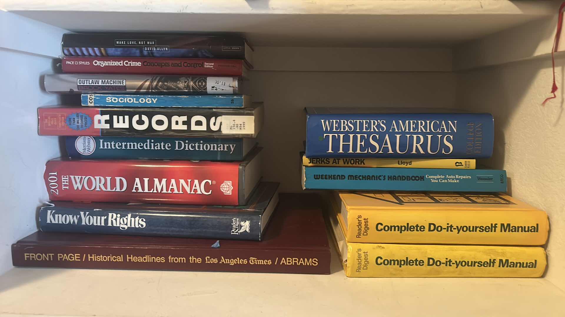 Photo 1 of SHELF OF BOOKS