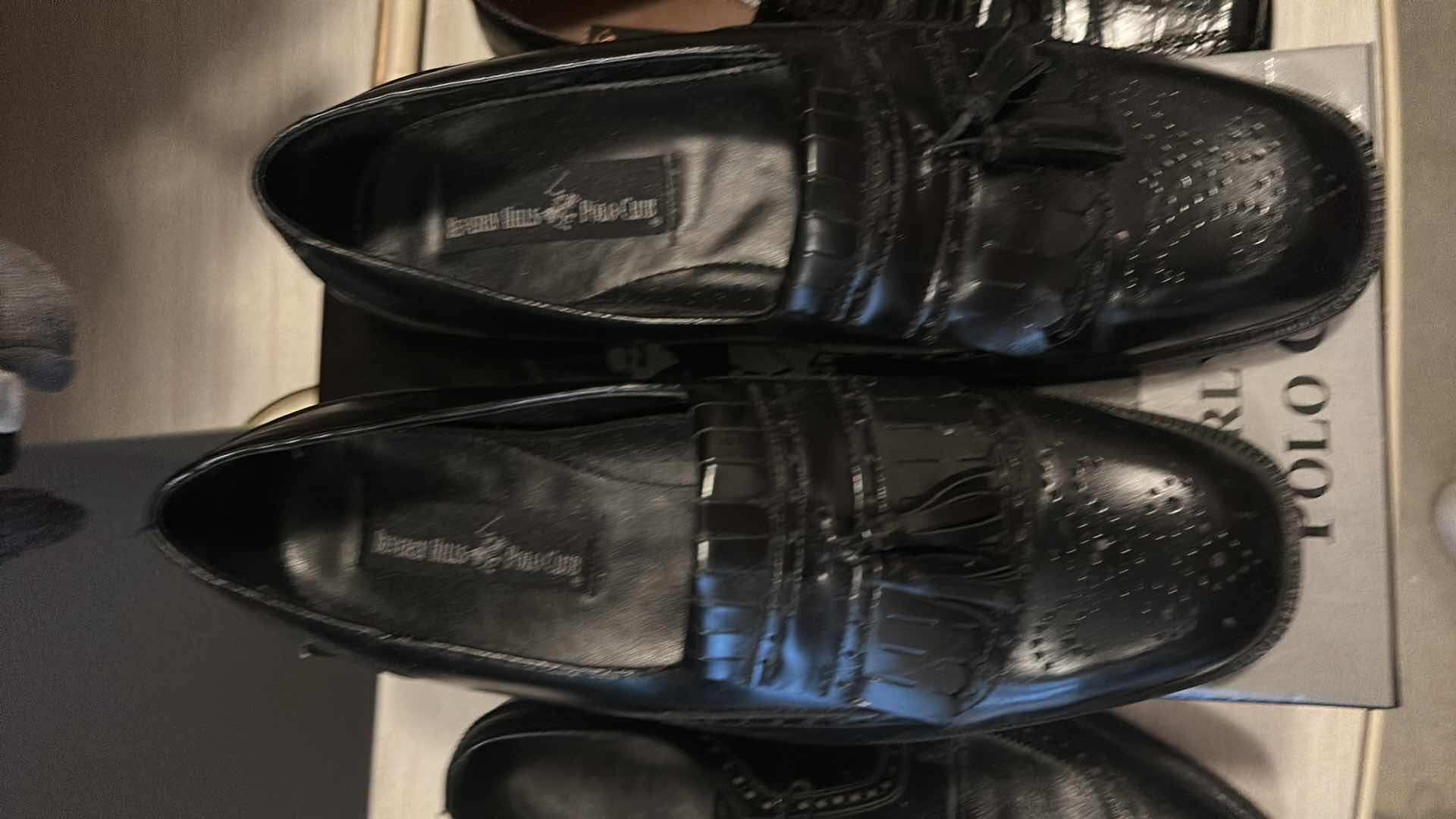 Photo 1 of 3 PAIRS OF MEN’S LEATHER DRESS SHOES, INCLUDING ALLIGATOR LEATHER SIZE 10.5