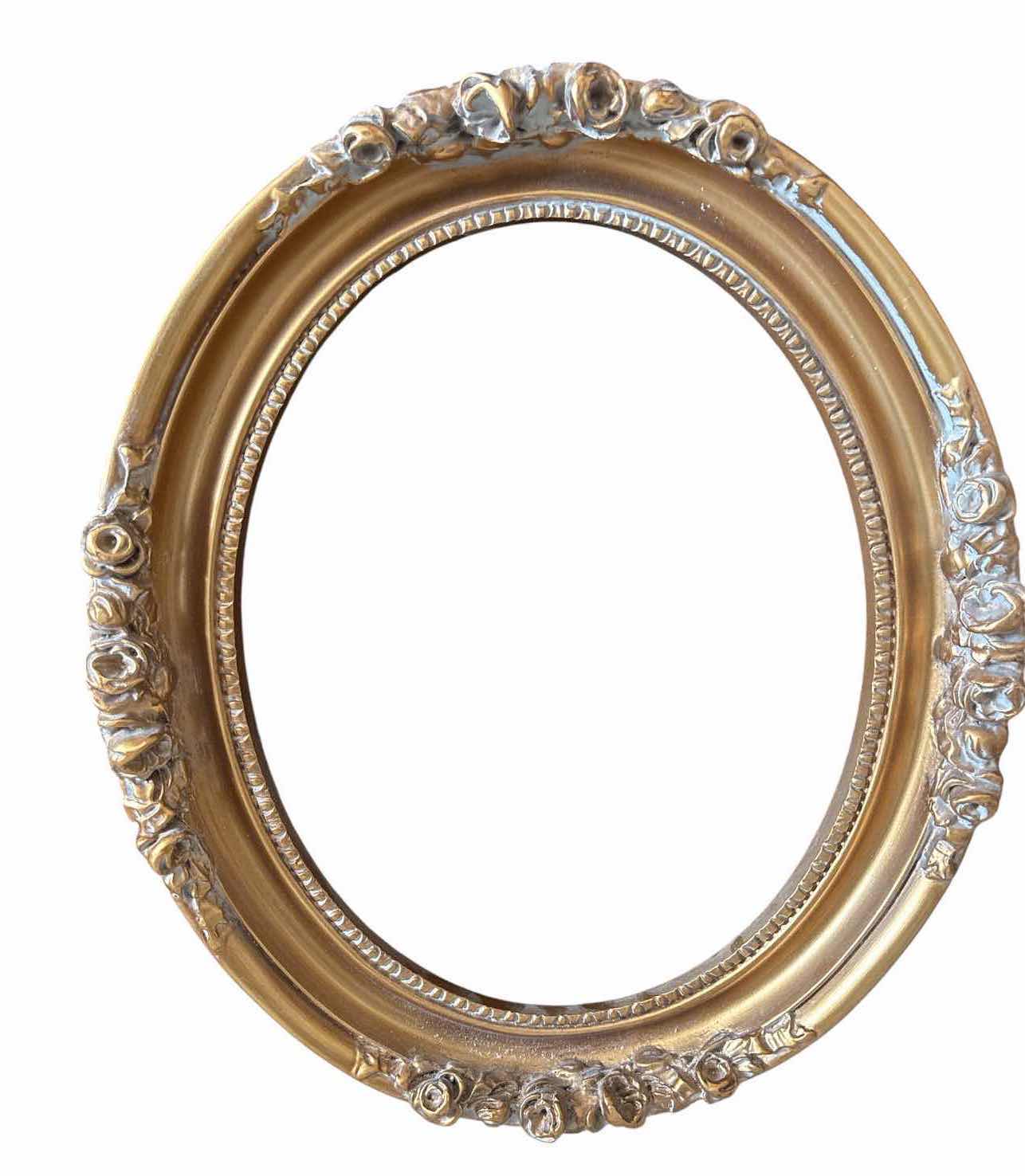 Photo 1 of (3)PCS DECORATIVE OVAL PICTURE FRAME 14”X17”