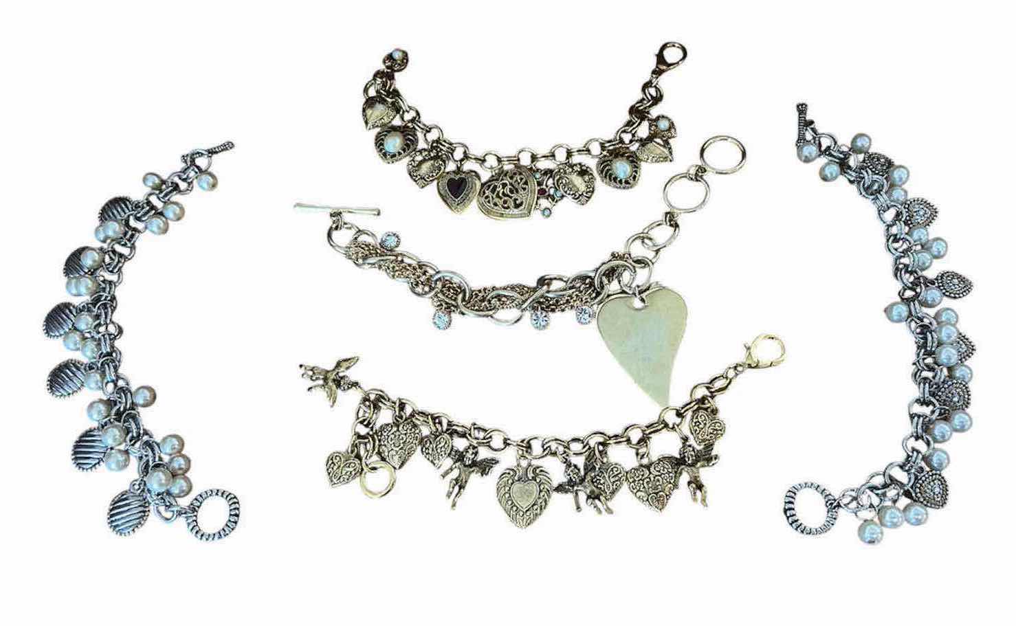 Photo 1 of 5- VINTAGE STYLE CHARM BRACELETS