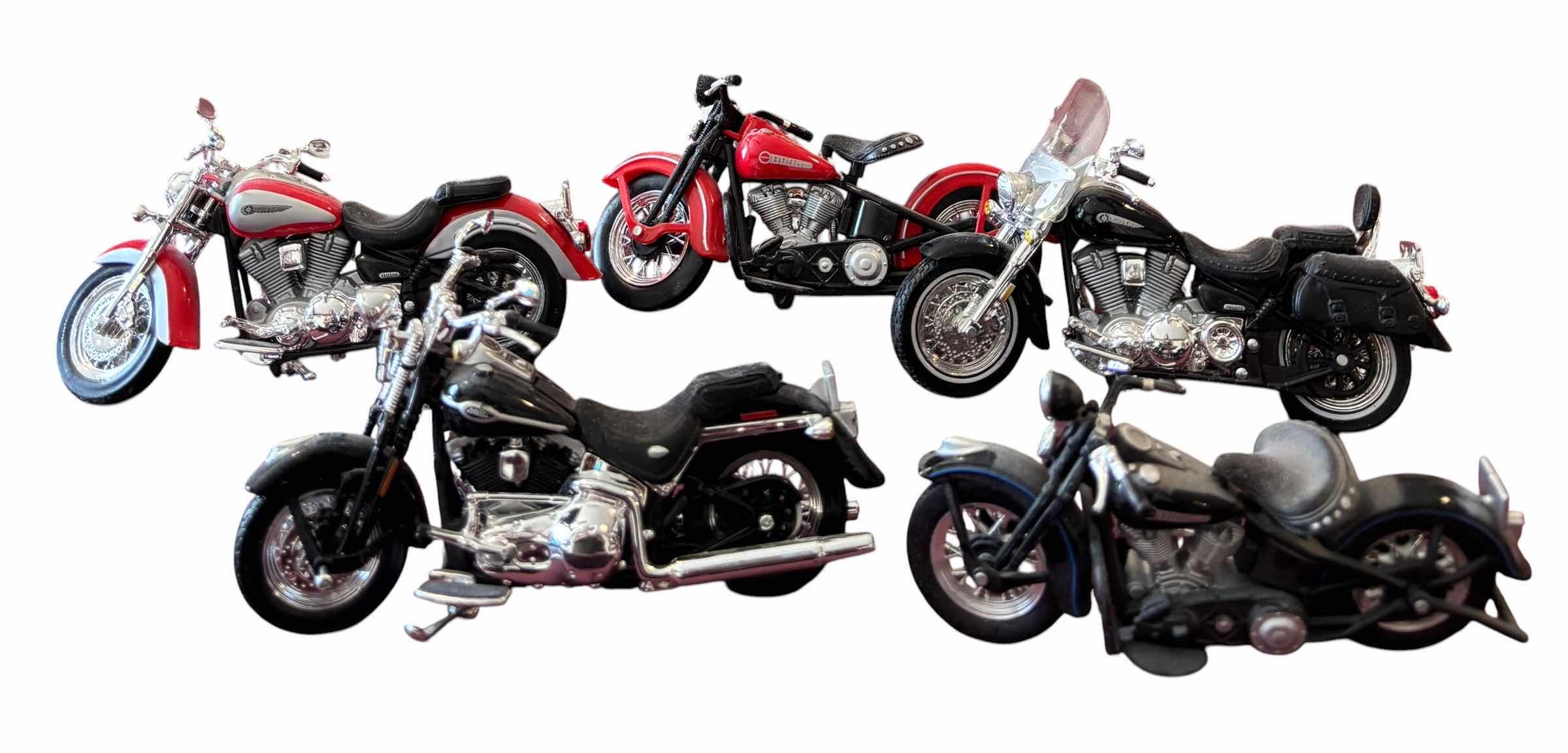 Photo 1 of COLLECTION OF MOTORCYCLES (5) 5”L