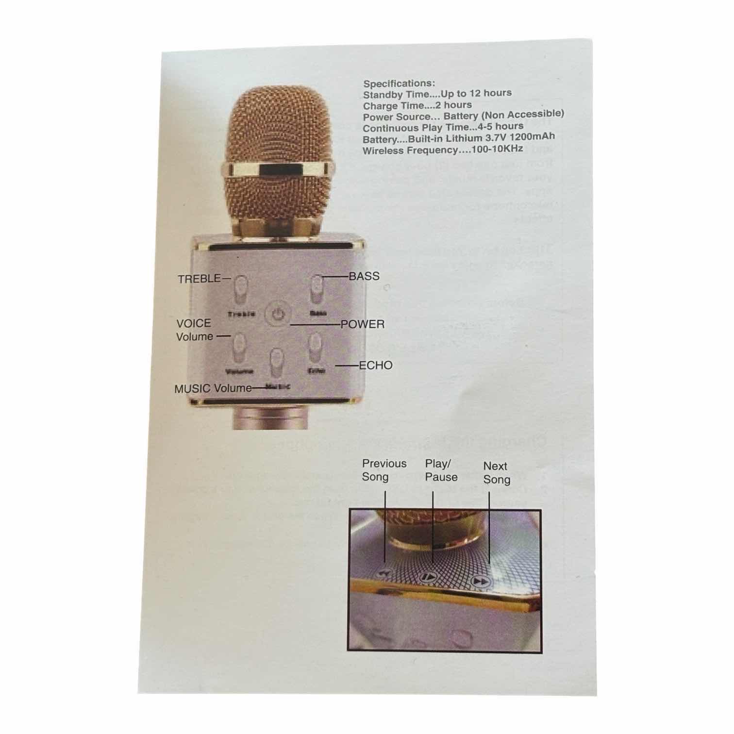 Photo 1 of NIB ORBITAL KARAOKE MICROPHONE