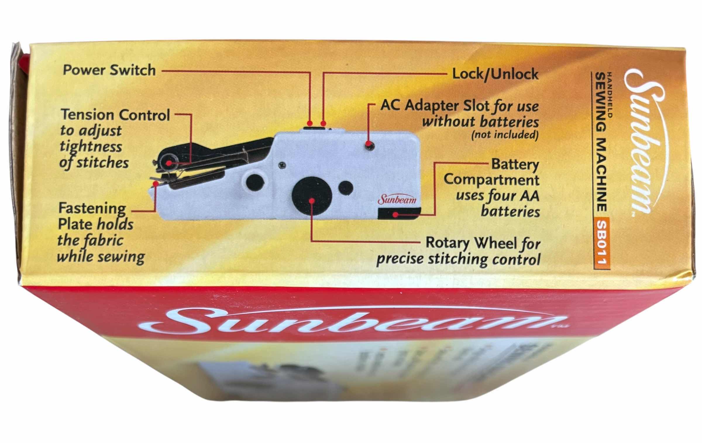 Photo 1 of SUNBEAM PORTABLE HANDHELD SEWING MACHINE
