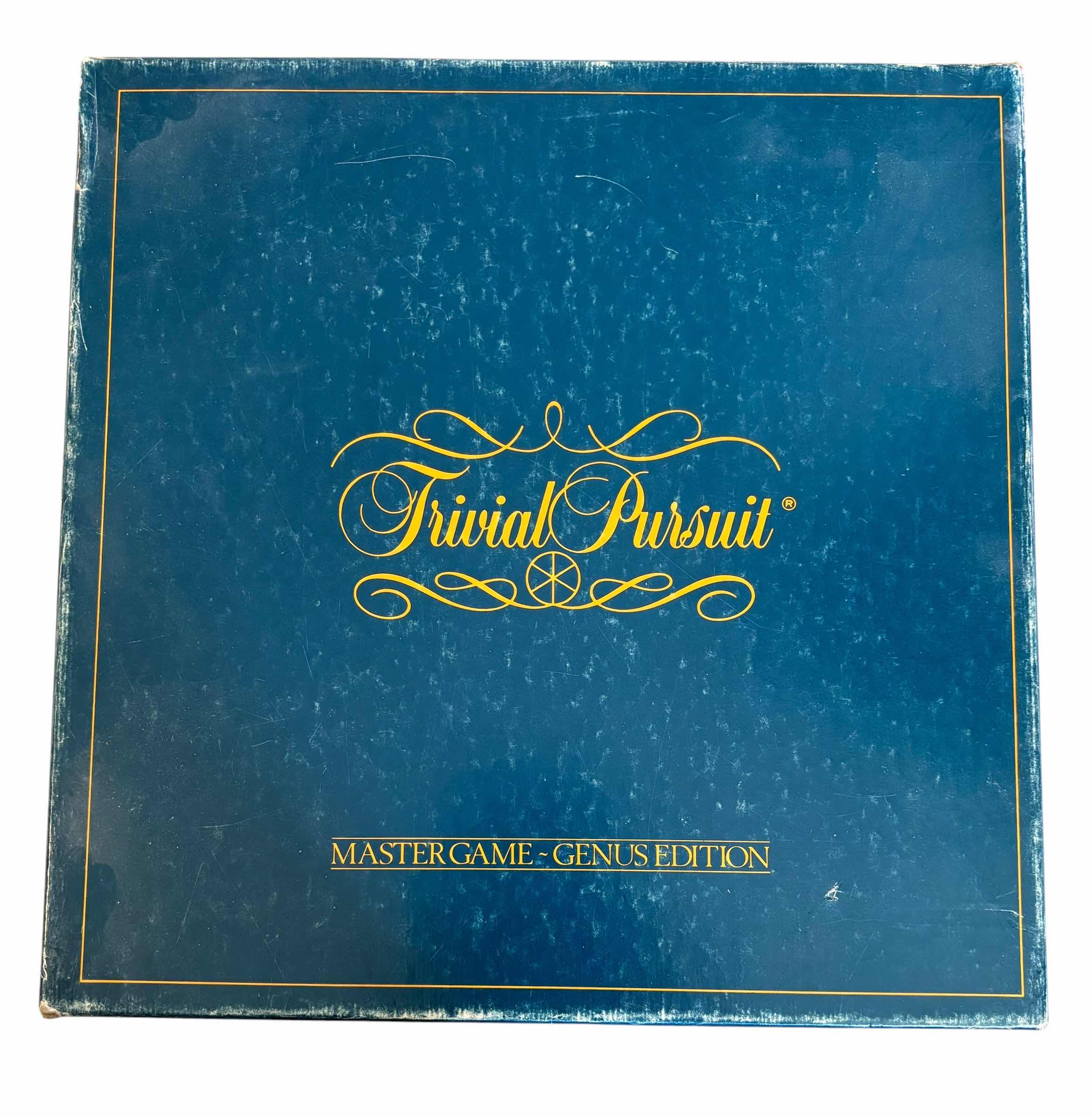 Photo 1 of VINTAGE 1981 TRIVIAL PURSUIT MASTER GAME $45