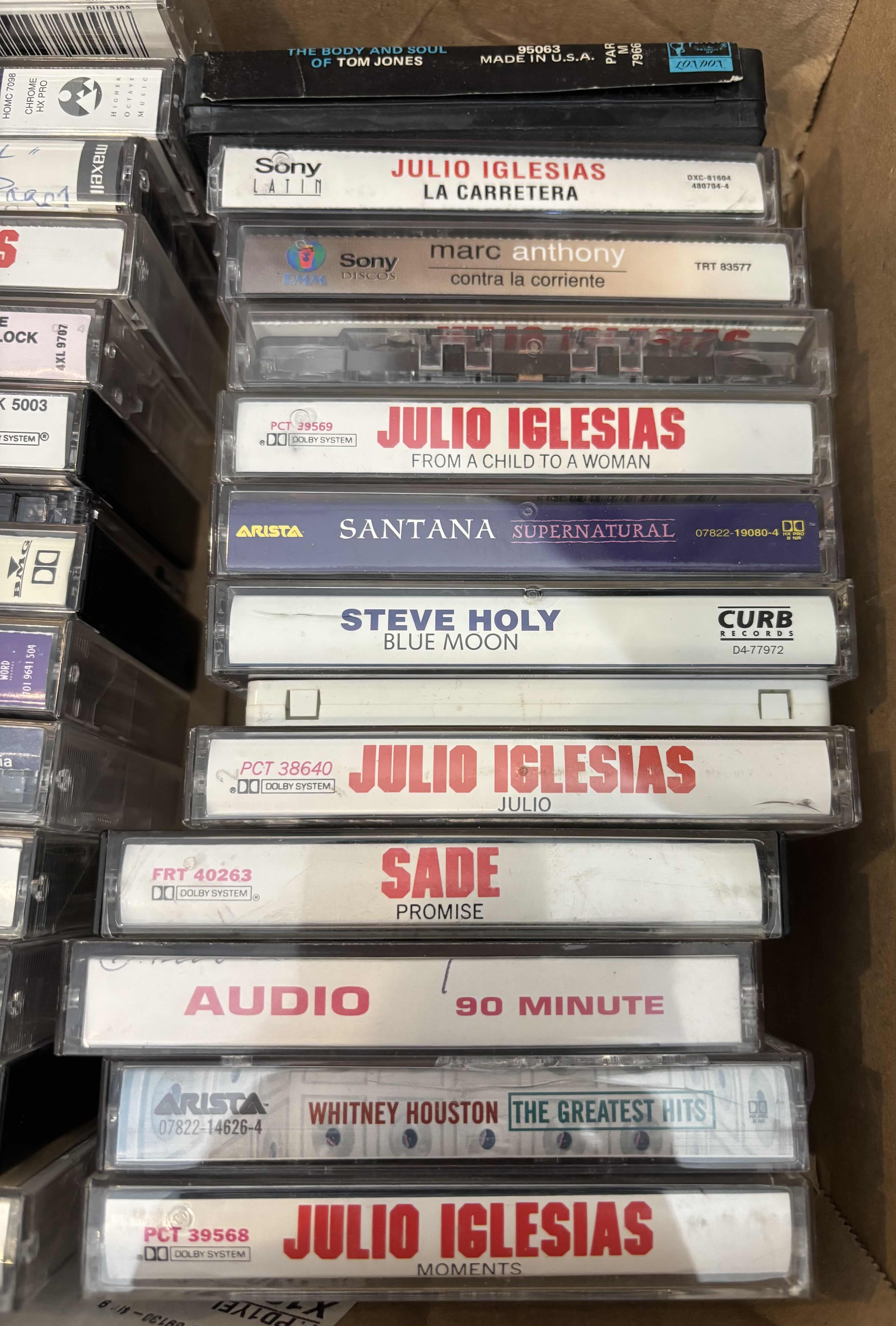 Photo 1 of COLLECTION OF CASSETTE TAPES & CDS