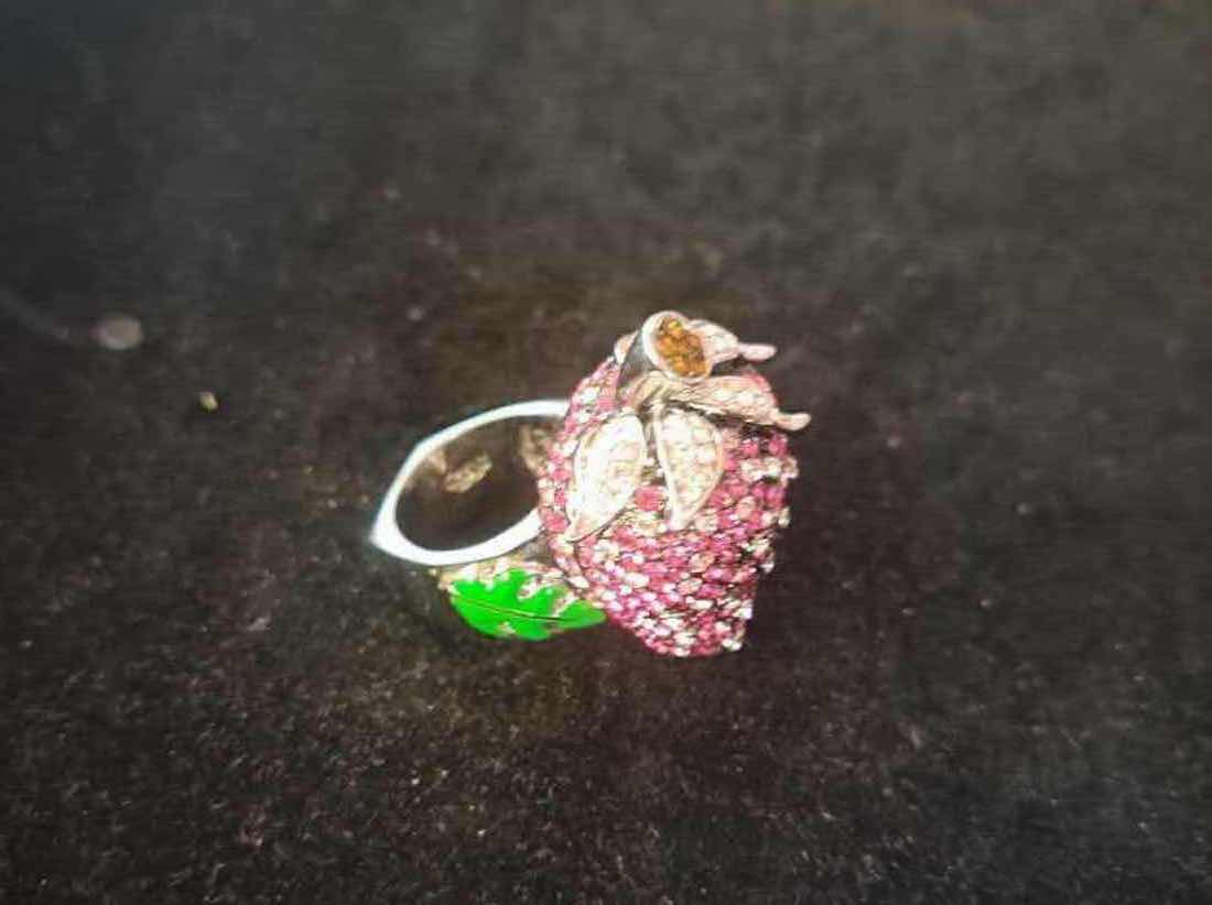Photo 1 of VINTAGE STRAWBERRY MOTIF BY AMANDA BORGHESE
