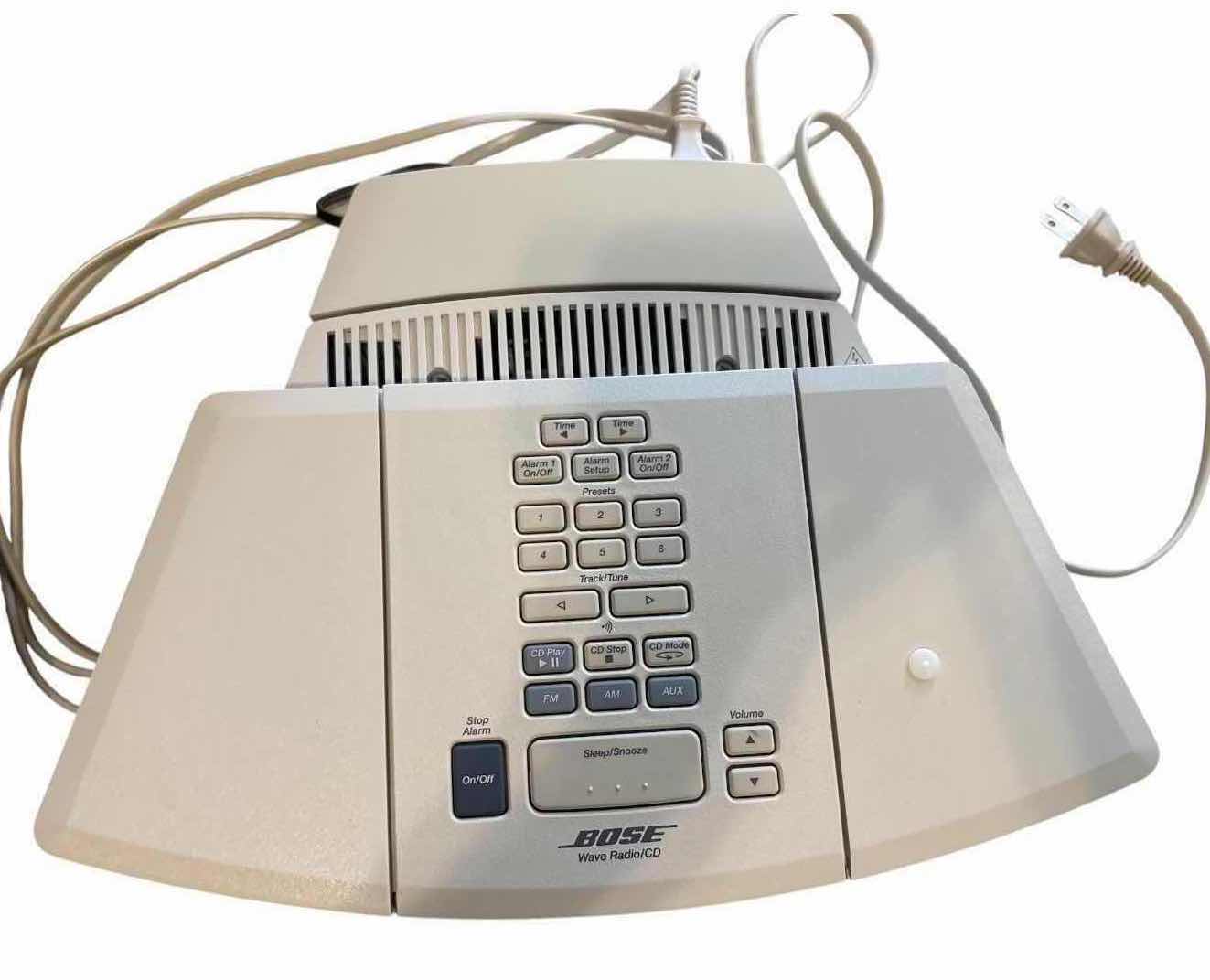 Photo 1 of BOSE WAVE RADIO/CD MUSIC SYSTEM WITH AM/FM RADIO, CD PLAYER, AND AUX INPUTS (NO REMOTE) 14”X11”H4.75” $500
