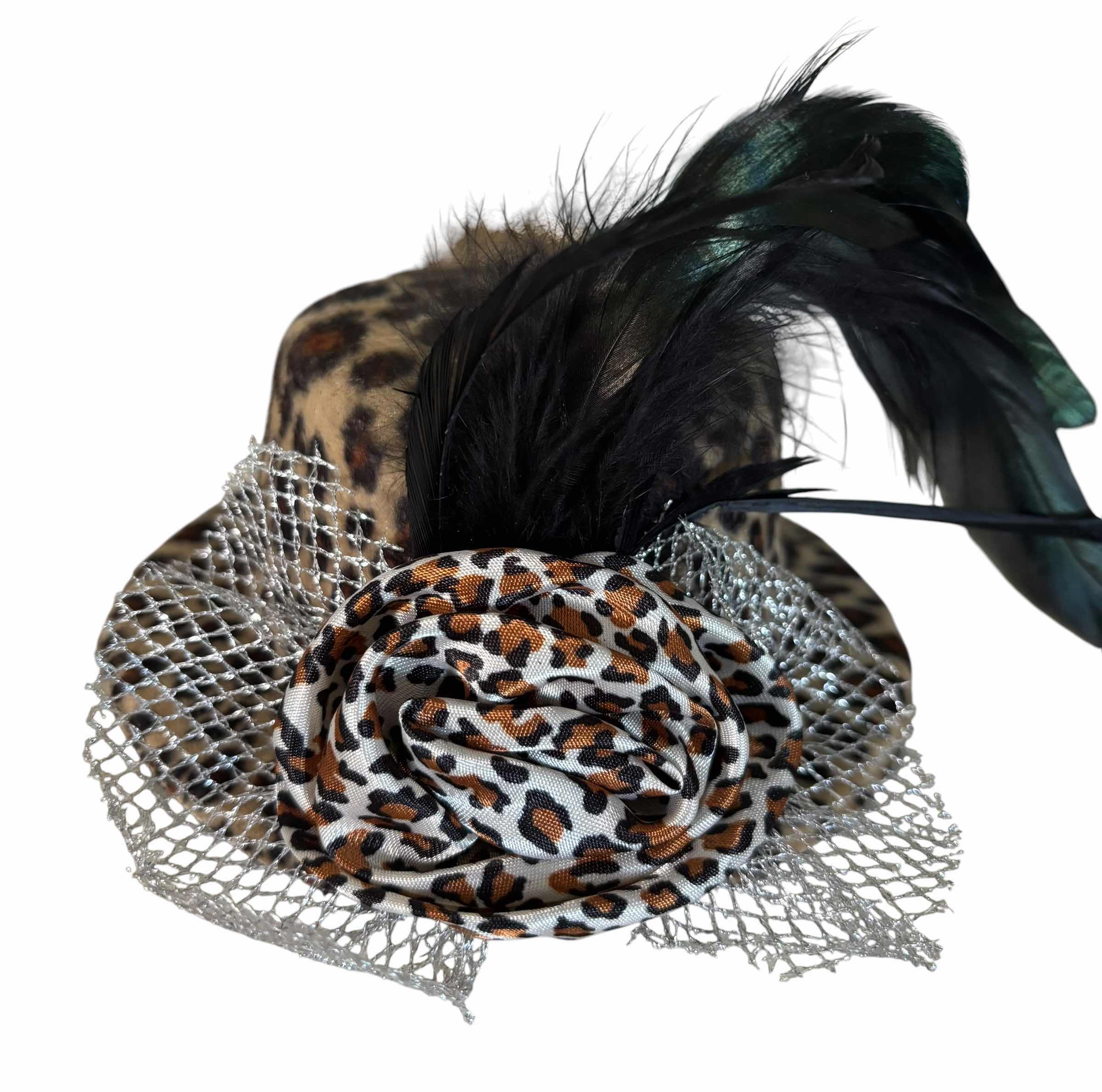 Photo 1 of COLLECTION OF SMALL HATS (4) WITH HAIR CLIPS