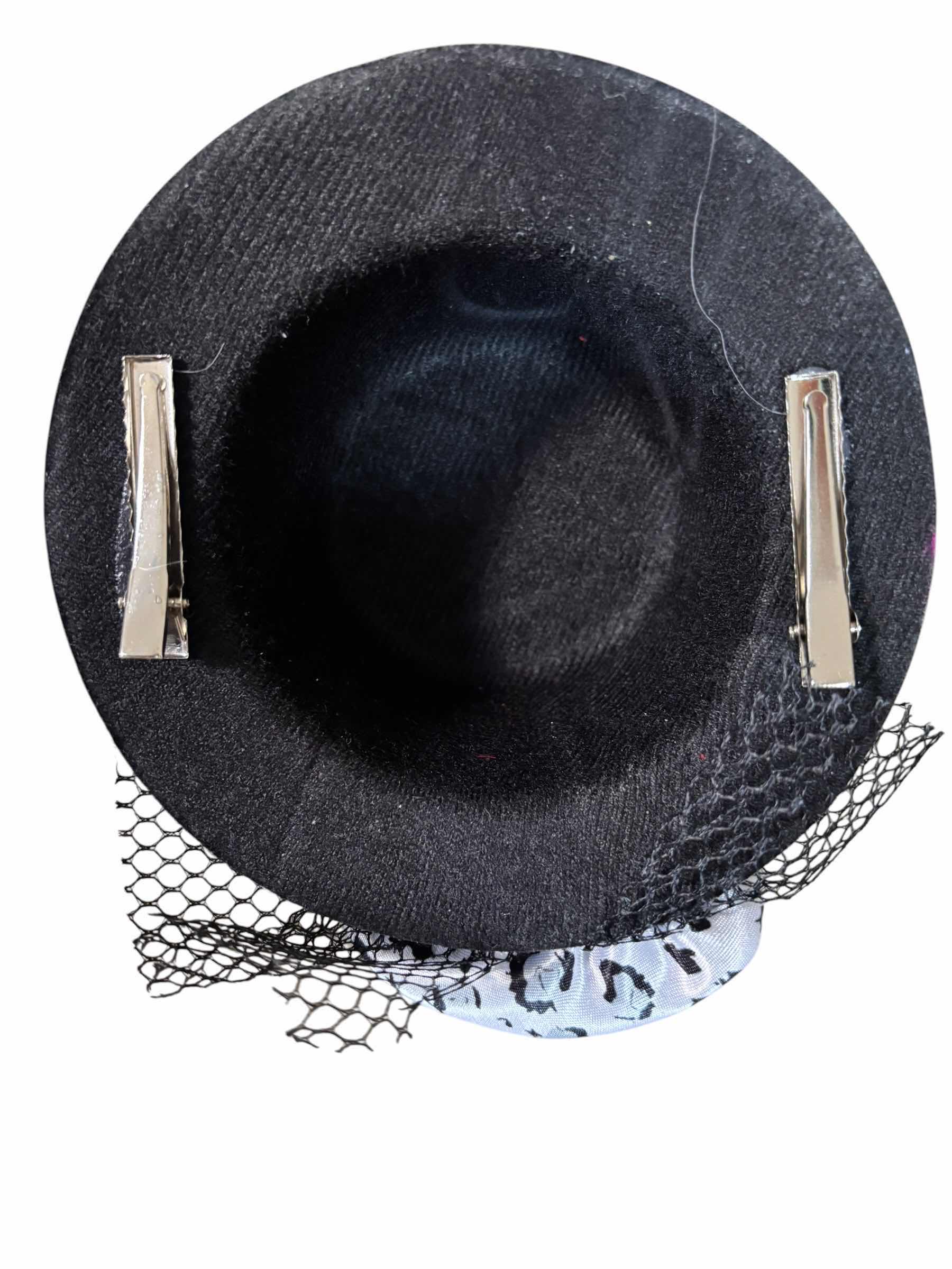 Photo 1 of COLLECTION OF SMALL HATS (4) WITH HAIR CLIPS