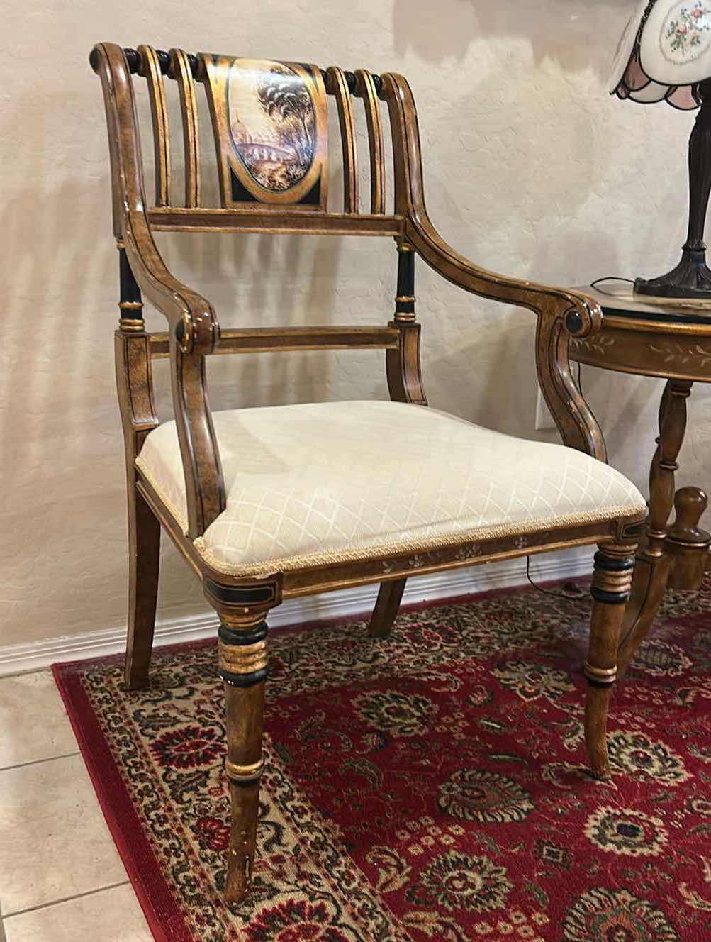 Photo 1 of VINTAGE REGENCY STYLE ARMCHAIR