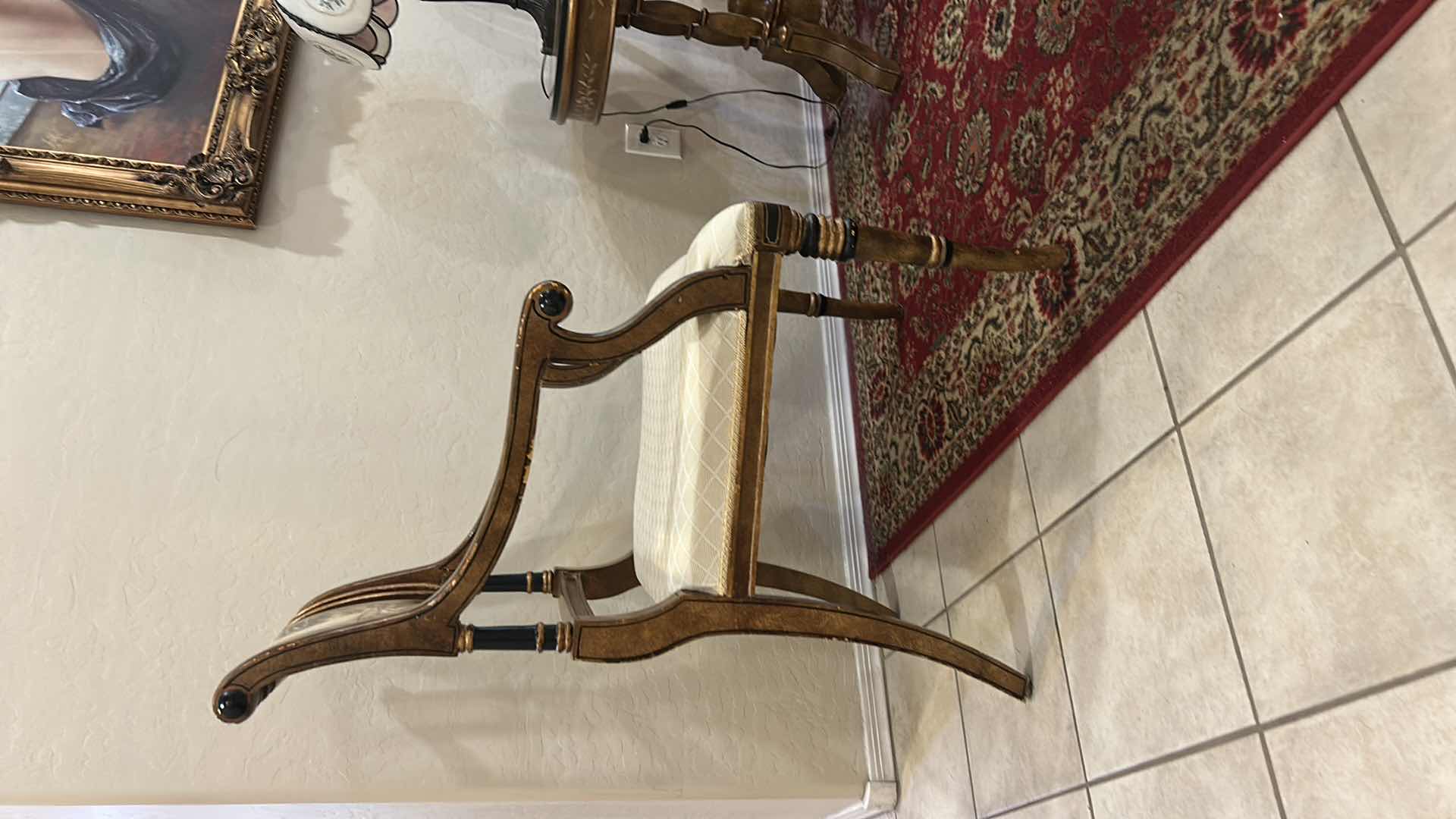 Photo 1 of VINTAGE REGENCY STYLE ARMCHAIR
