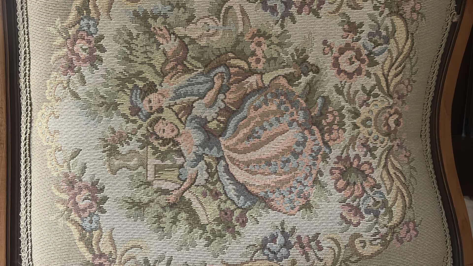 View 3 of 20TH CENTURY ITALIAN MADE CHATEAU D‘AX LOUIS XV STYLE TAPESTRY ARMCHAIR