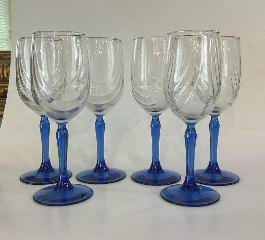Photo 1 of 6- VINTAGE LENOX SWAG DRAPE WINE GLASSES. $20-$45 PER GLASS