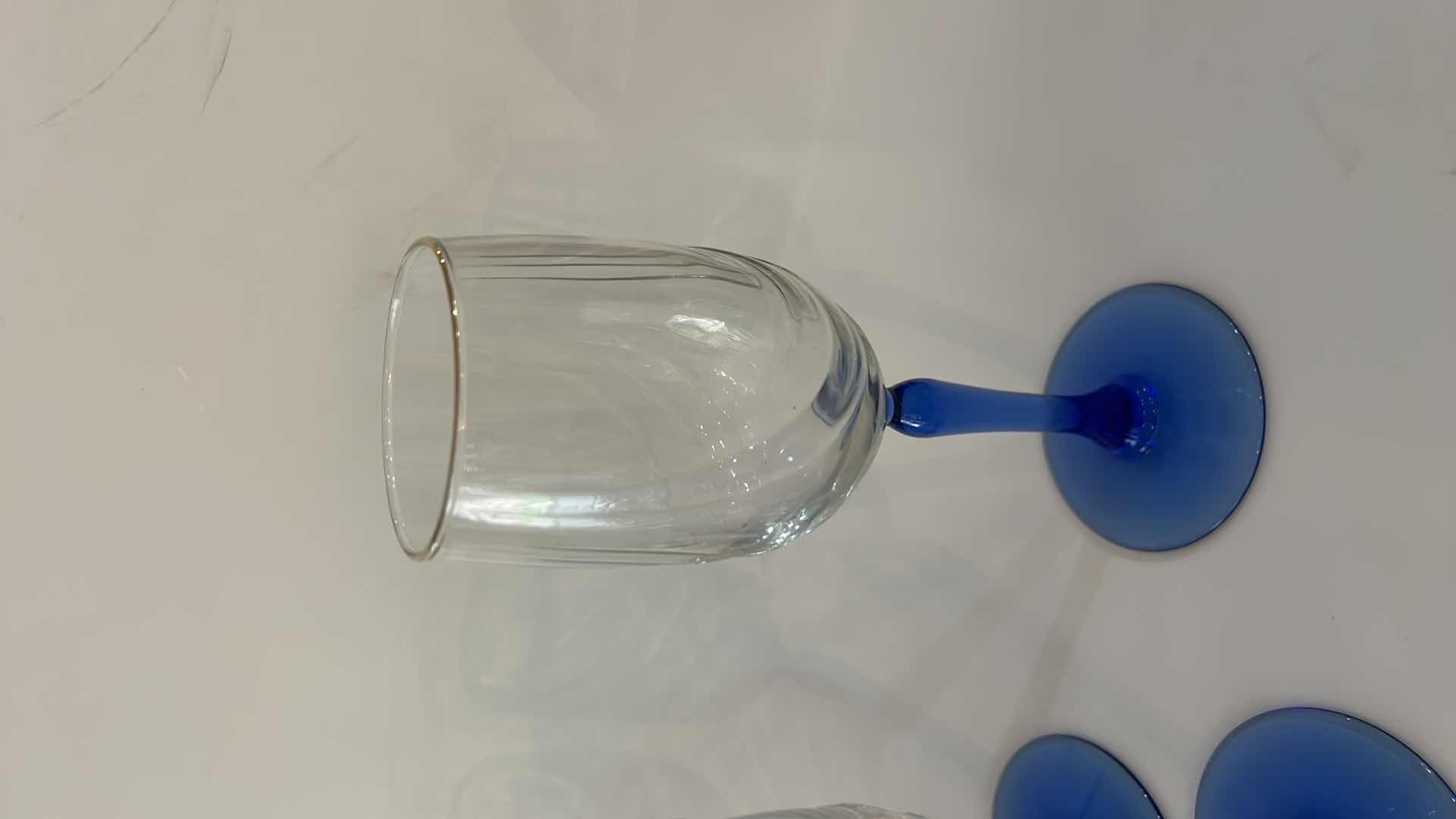 Photo 1 of 6- VINTAGE LENOX SWAG DRAPE WINE GLASSES. $20-$45 PER GLASS