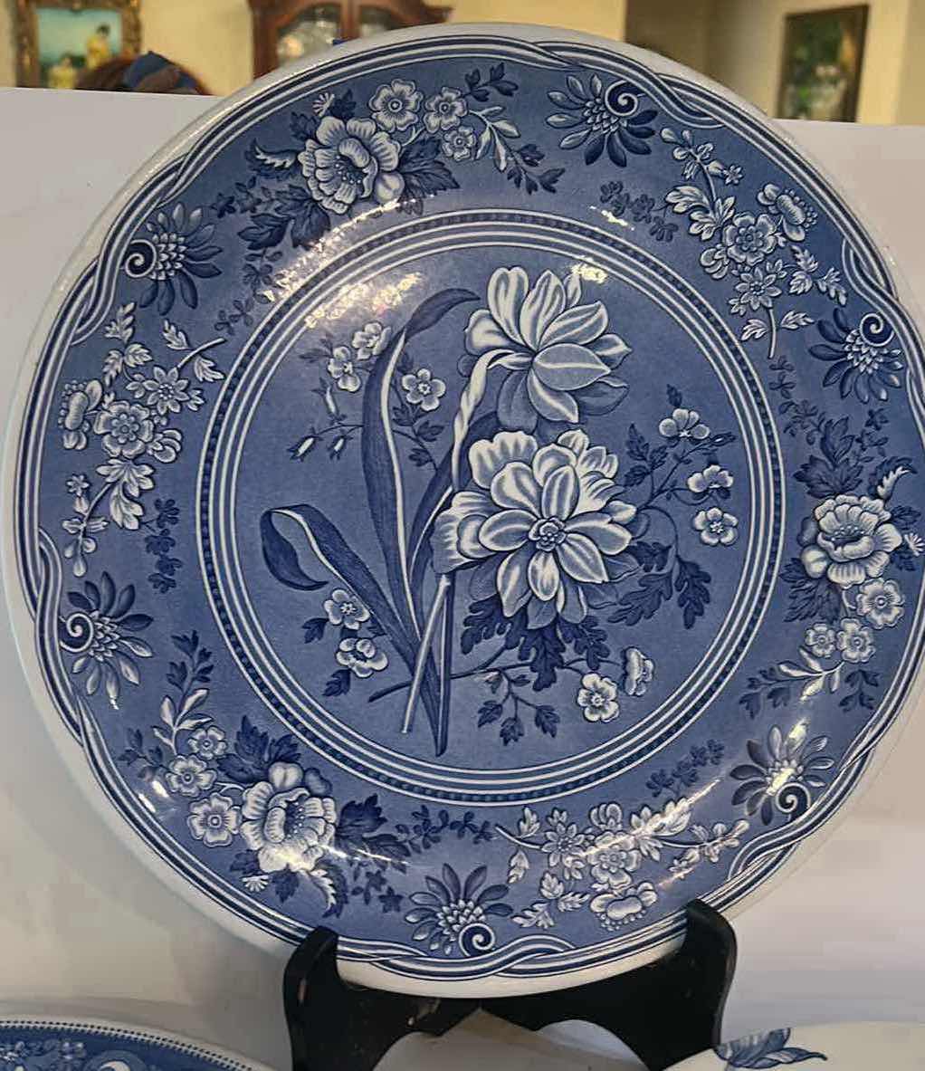 Photo 1 of 3 BLUE AND WHITE DECORATIVE PLATES H13”