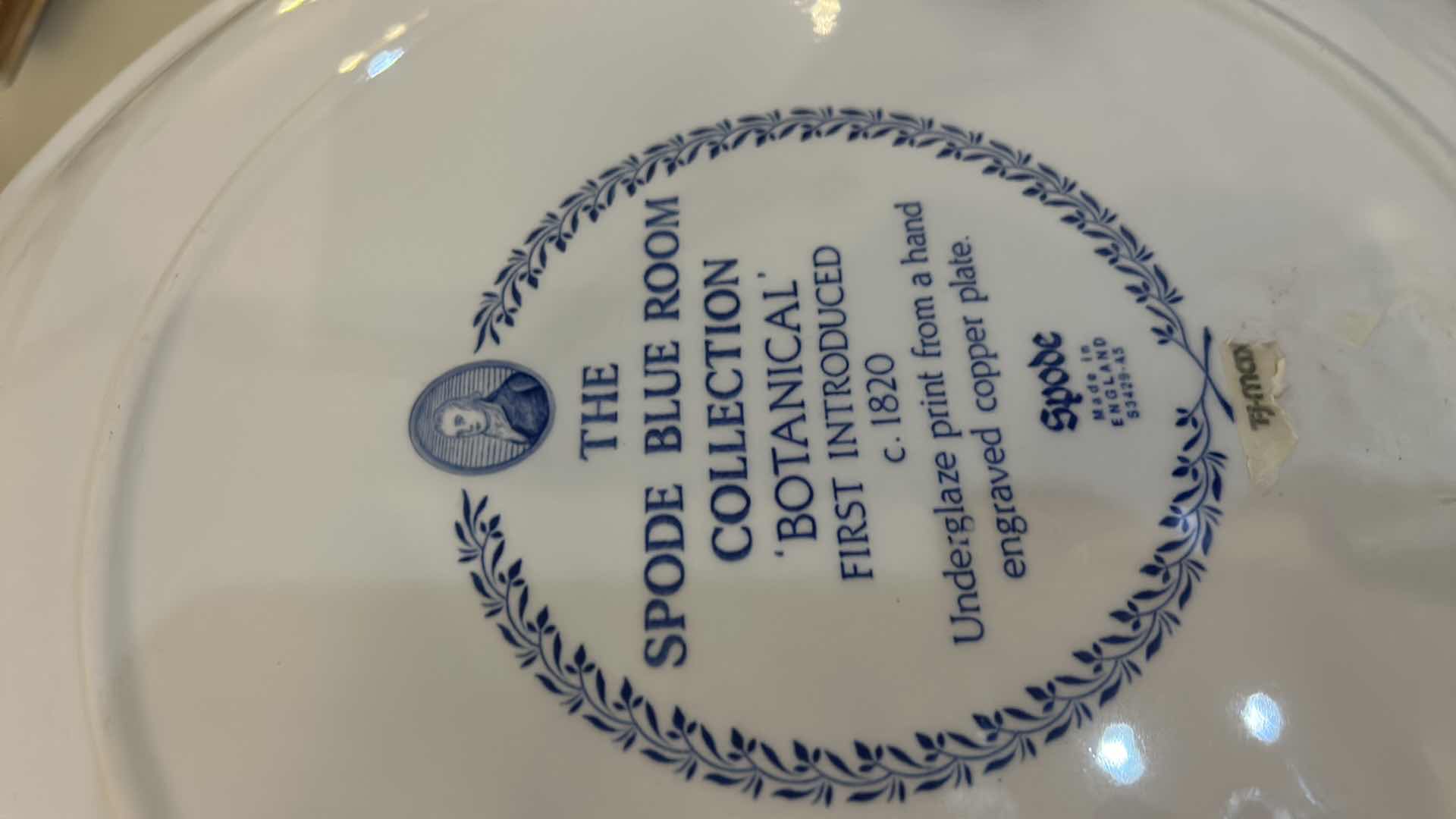 Photo 1 of 3 BLUE AND WHITE DECORATIVE PLATES H13”