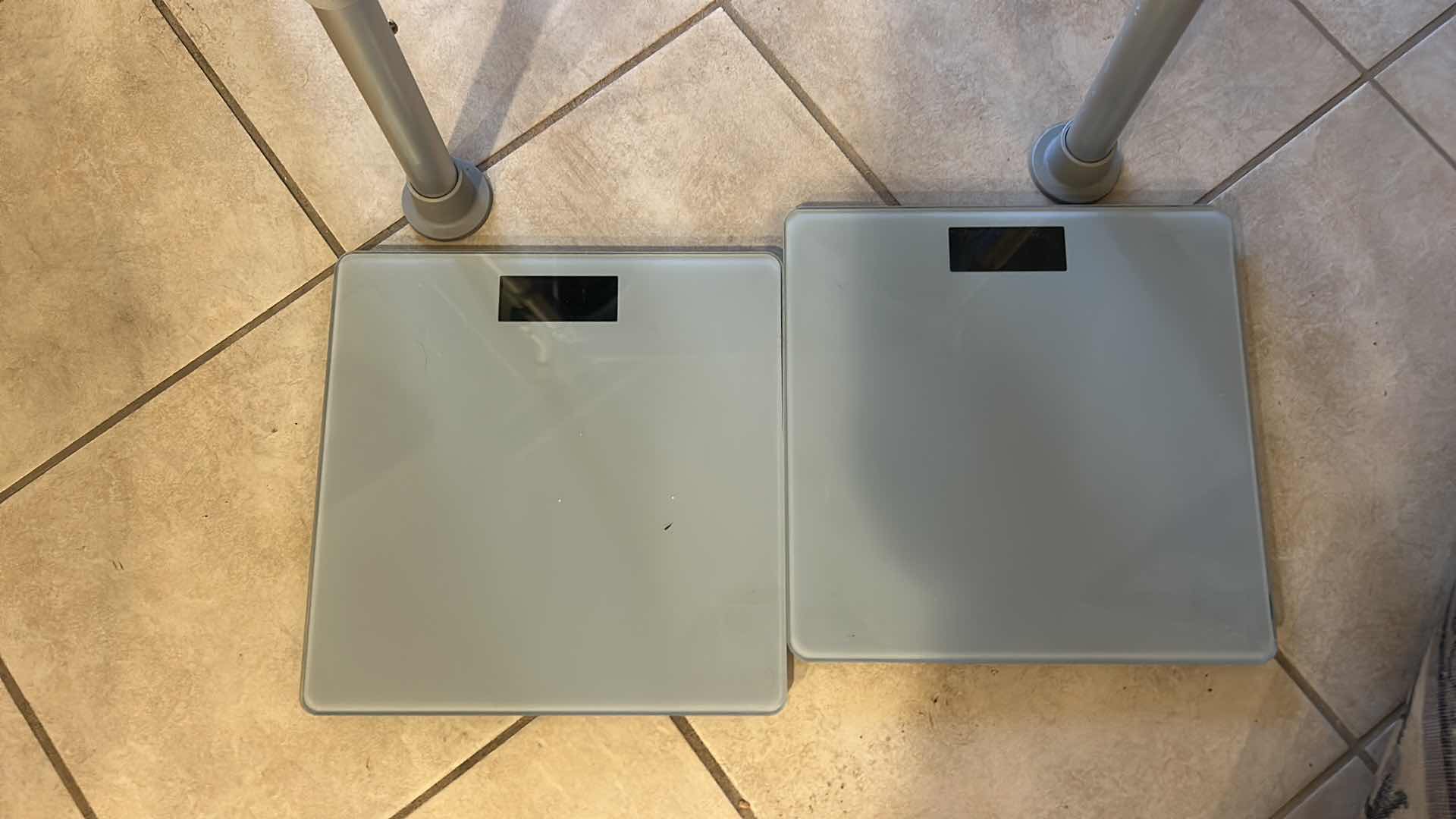 Photo 1 of 2 BATHROOM SCALES AND SHOWER CHAIR