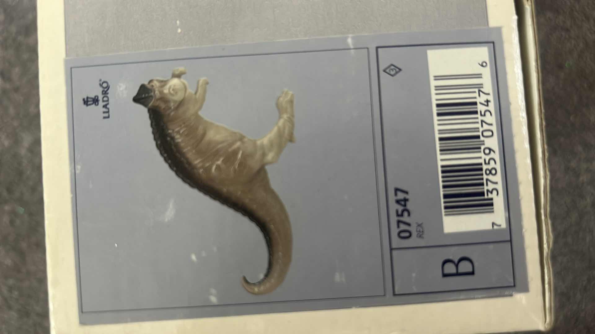 Photo 1 of LLADRO PORCELAIN DINOSAUR FIGURINE