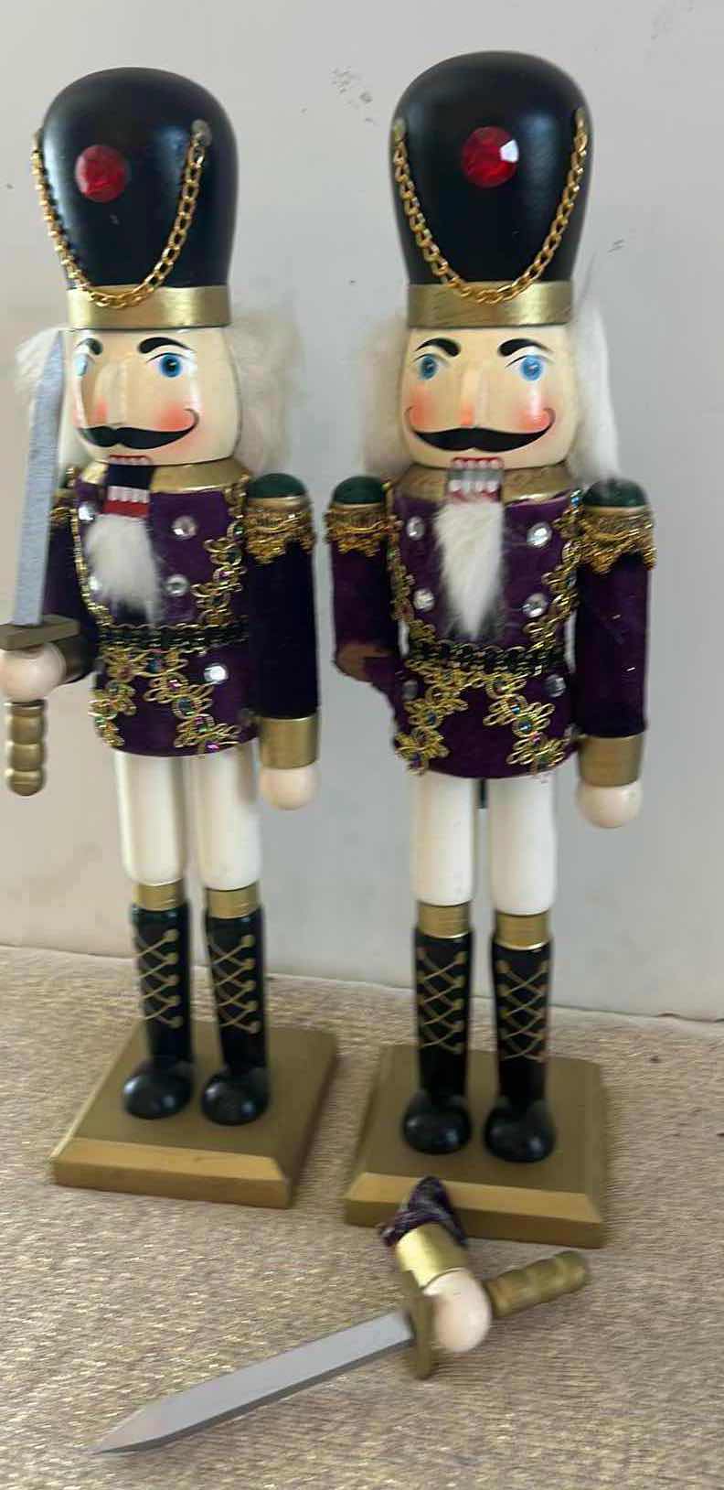 Photo 1 of 2 NUTCRACKER FIGURINES H15”