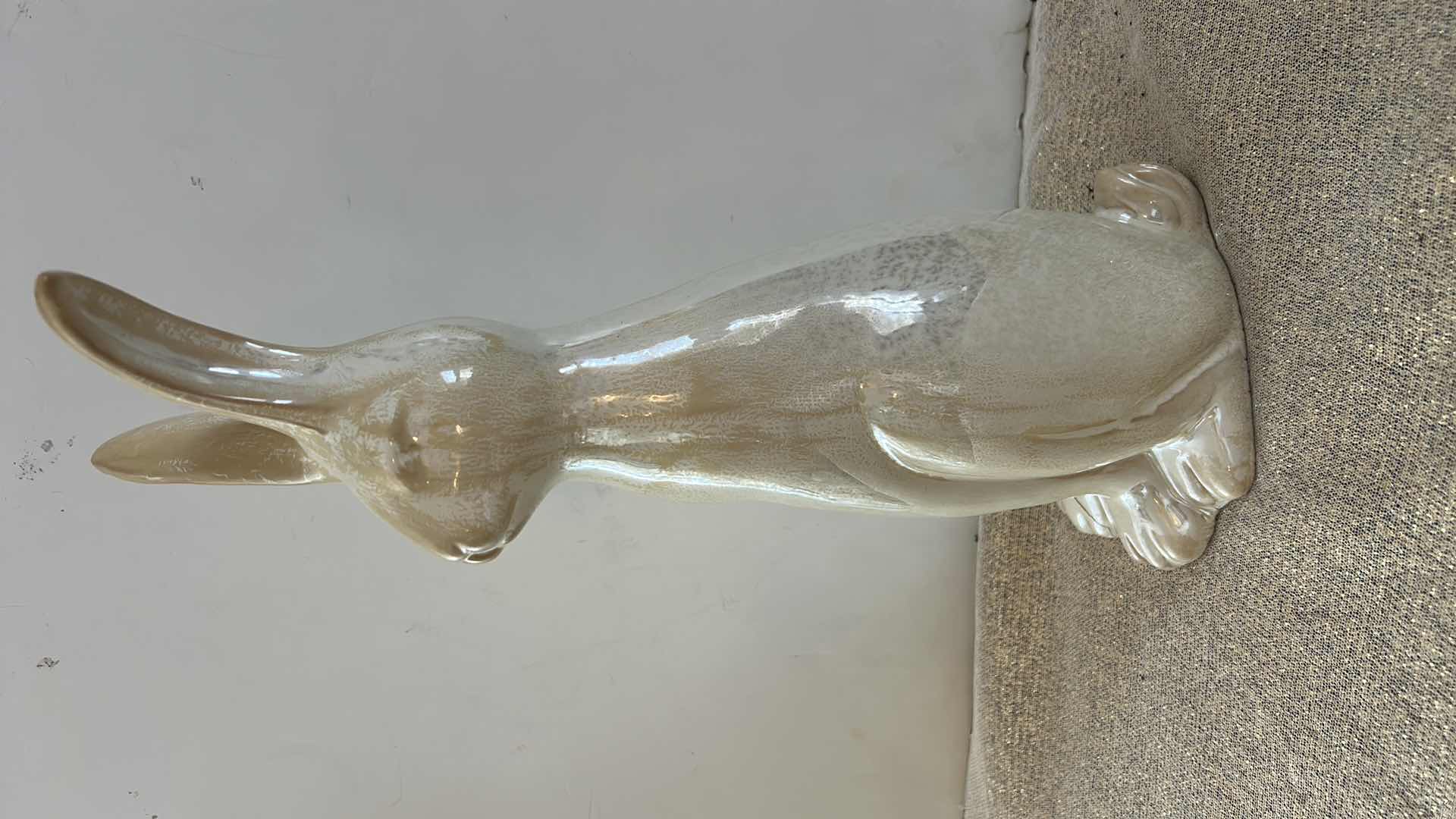 Photo 1 of CERAMIC BUNNY FIGURINE H14”