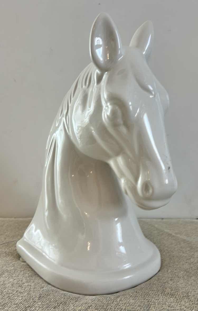 Photo 1 of CERAMIC HORSE HEAD FIGURINE H10”