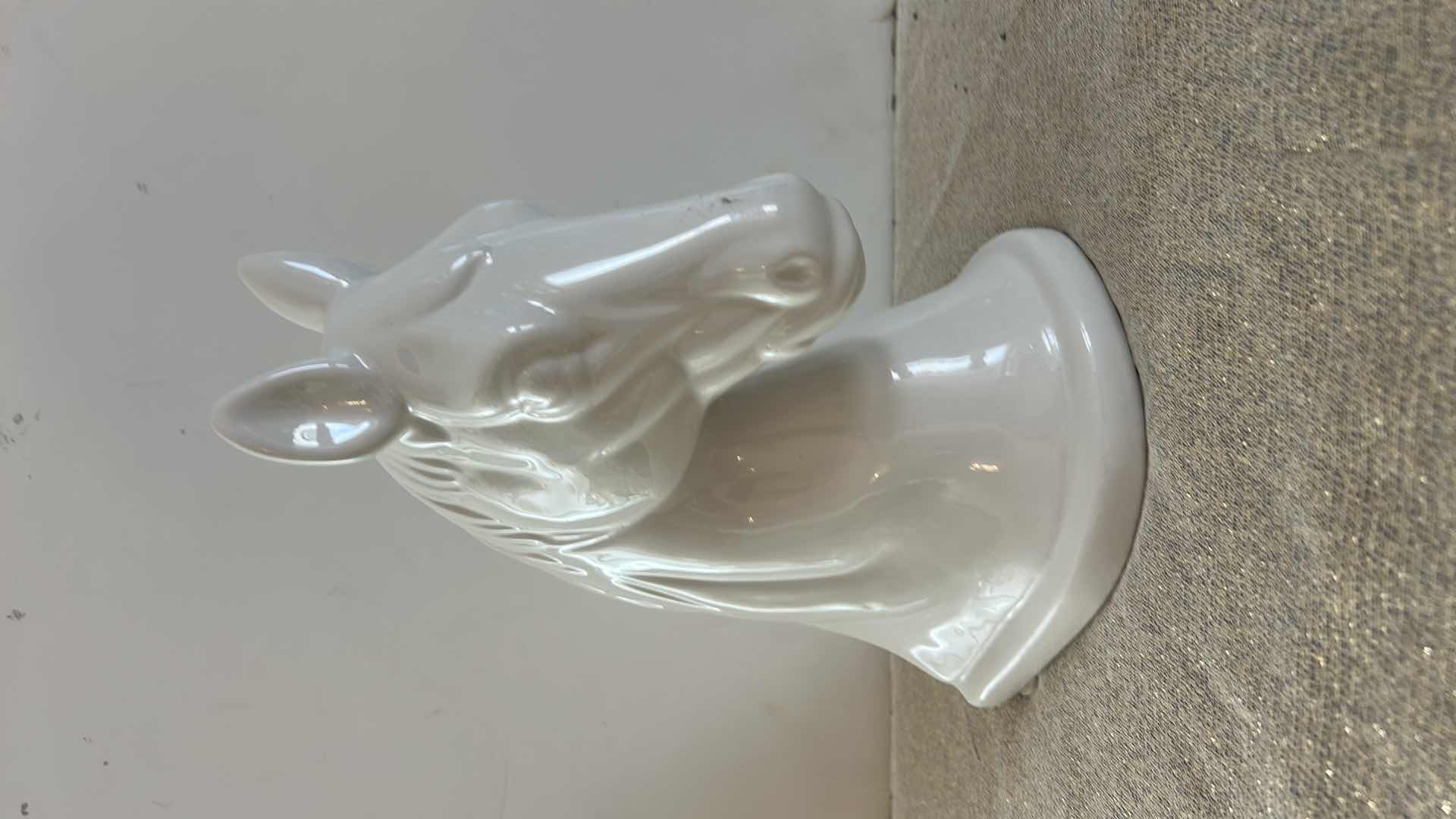 Photo 1 of CERAMIC HORSE HEAD FIGURINE H10”