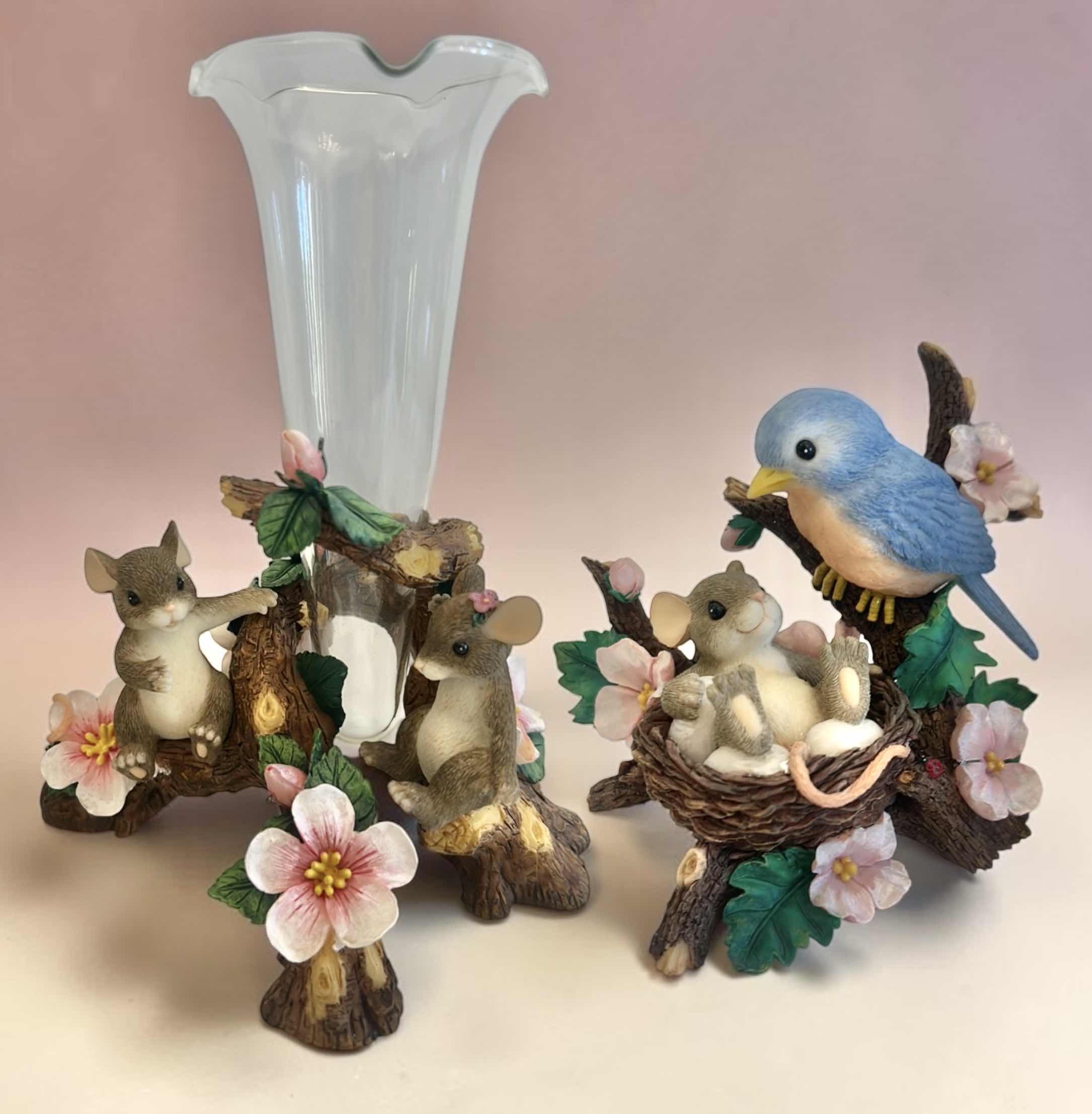 Photo 1 of 2 CHARMING TAILS MICE FIGURINES