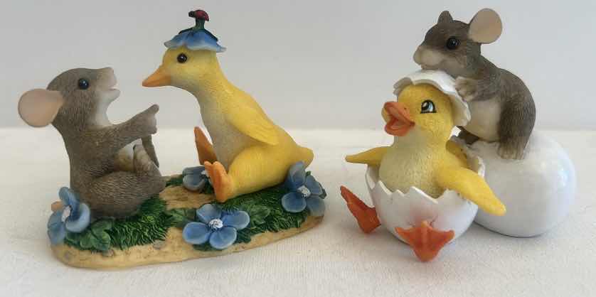 Photo 1 of 2 CHARMING TAILS MICE FIGURINES