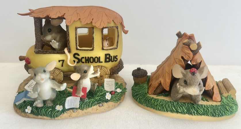 Photo 1 of 2 CHARMING TAILS MICE FIGURINES