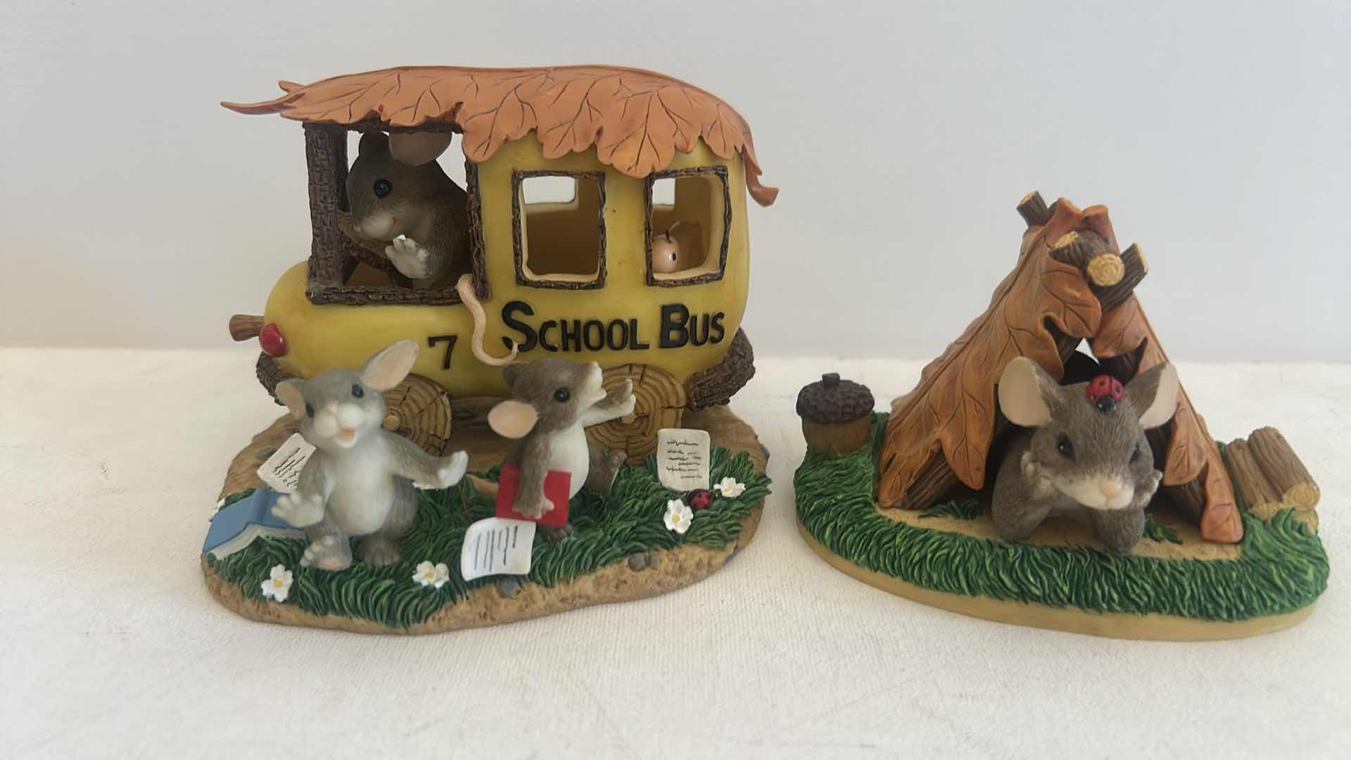 Photo 1 of 2 CHARMING TAILS MICE FIGURINES