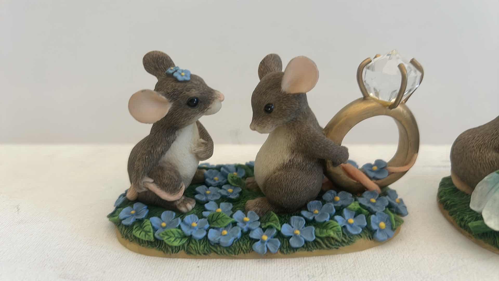 Photo 1 of 2 CHARMING TAILS MICE FIGURINES