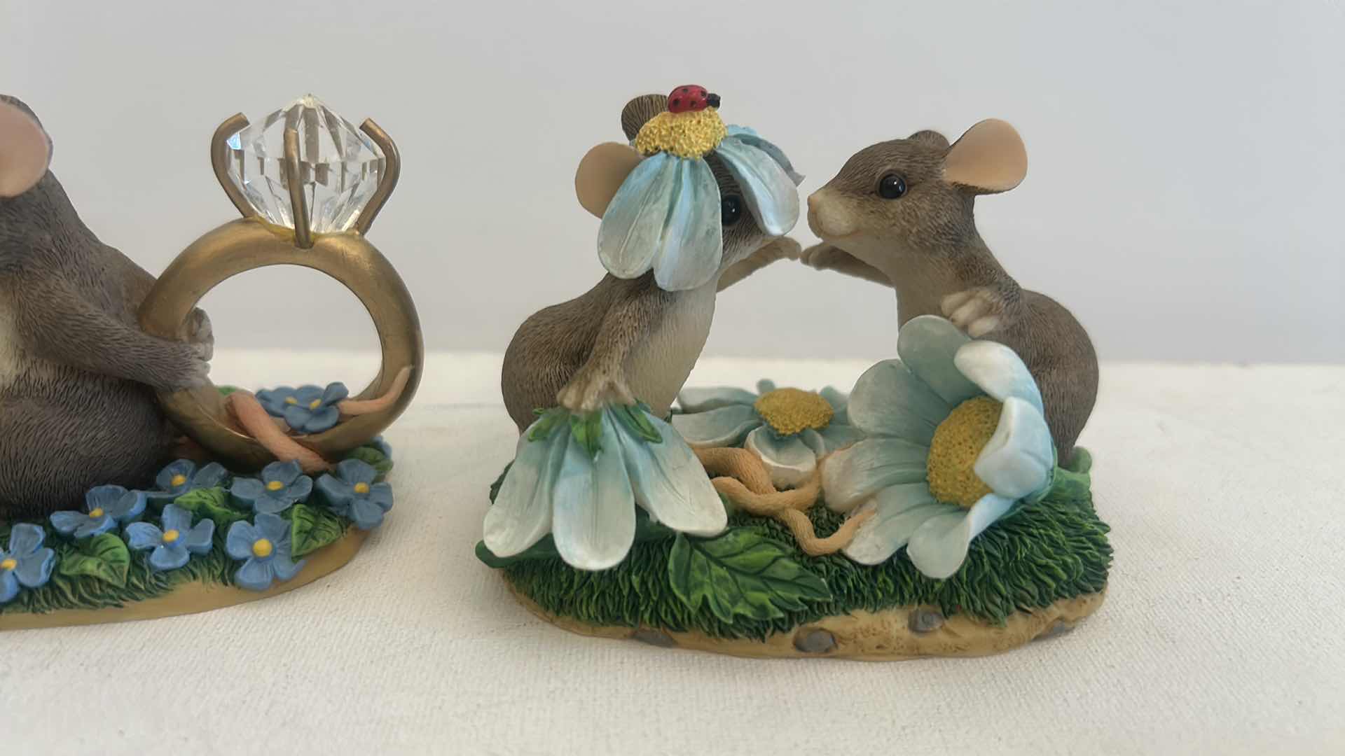 Photo 1 of 2 CHARMING TAILS MICE FIGURINES
