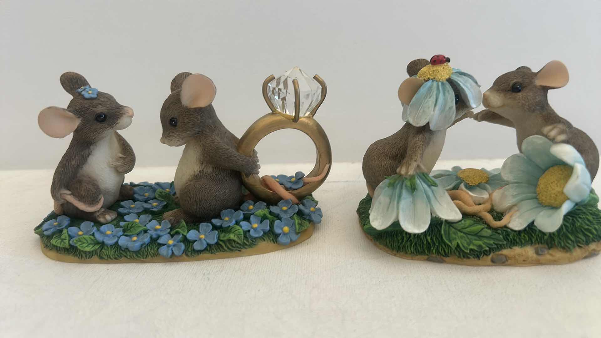Photo 1 of 2 CHARMING TAILS MICE FIGURINES