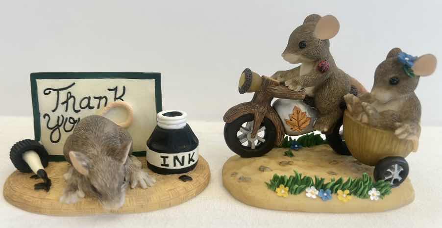 Photo 1 of 2 CHARMING TAILS MICE FIGURINES