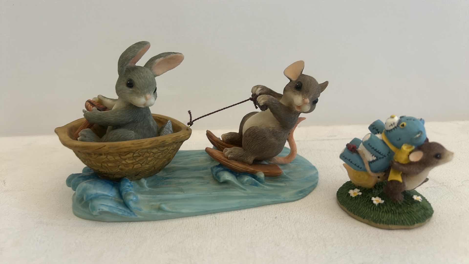 Photo 1 of 2 CHARMING TAILS MICE FIGURINES