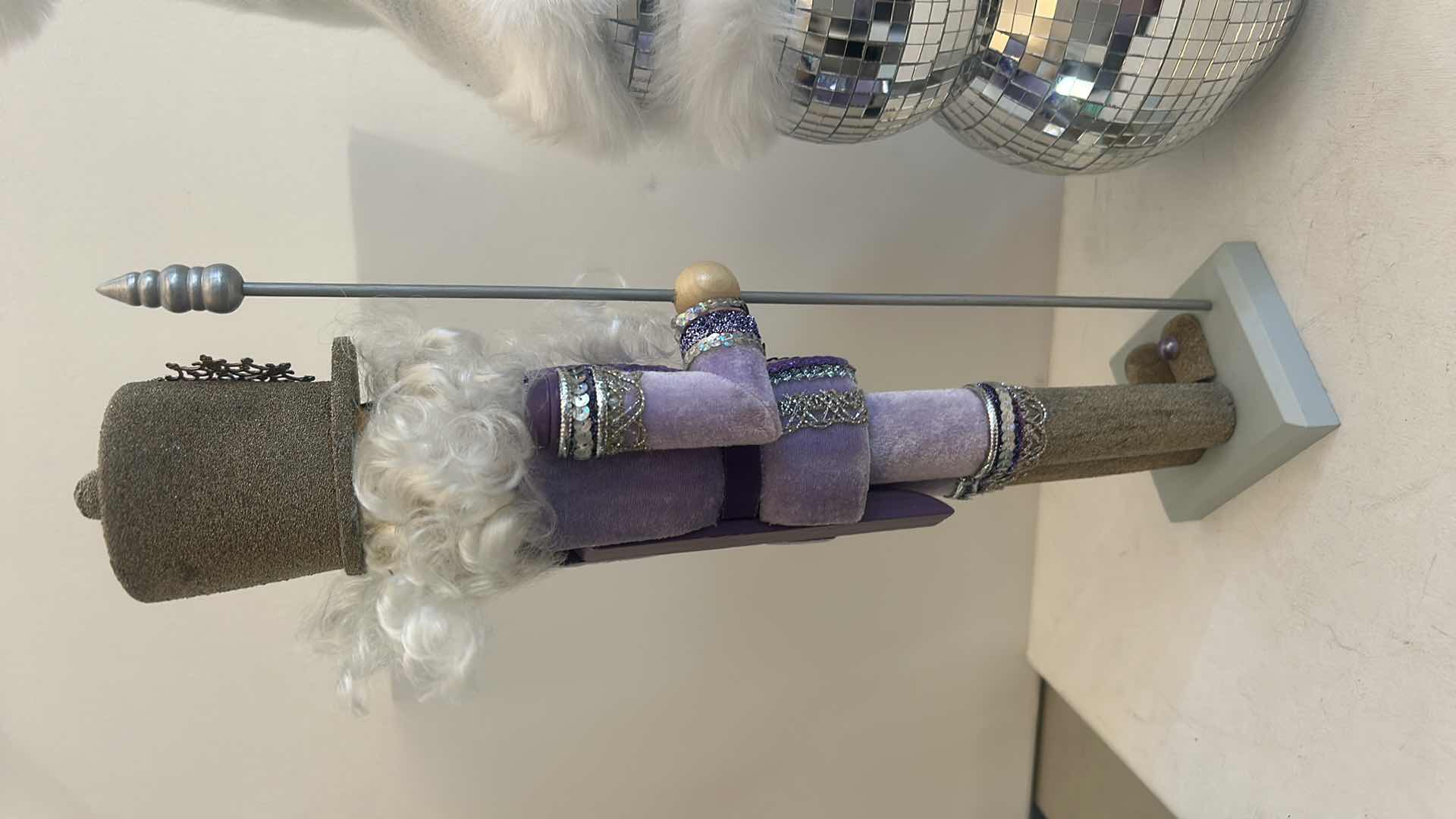 Photo 1 of CHRISTMAS NUTCRACKER & DISCO BALL SNOWMAN (TALLEST H16”)