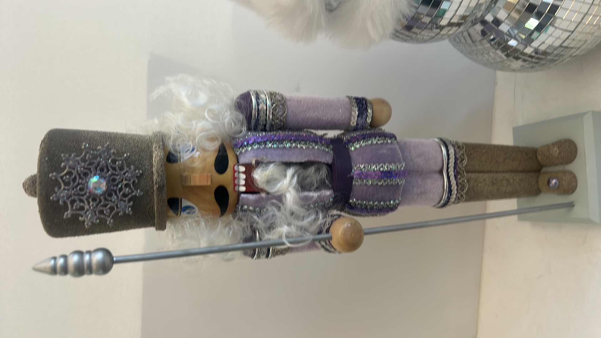 Photo 1 of CHRISTMAS NUTCRACKER & DISCO BALL SNOWMAN (TALLEST H16”)