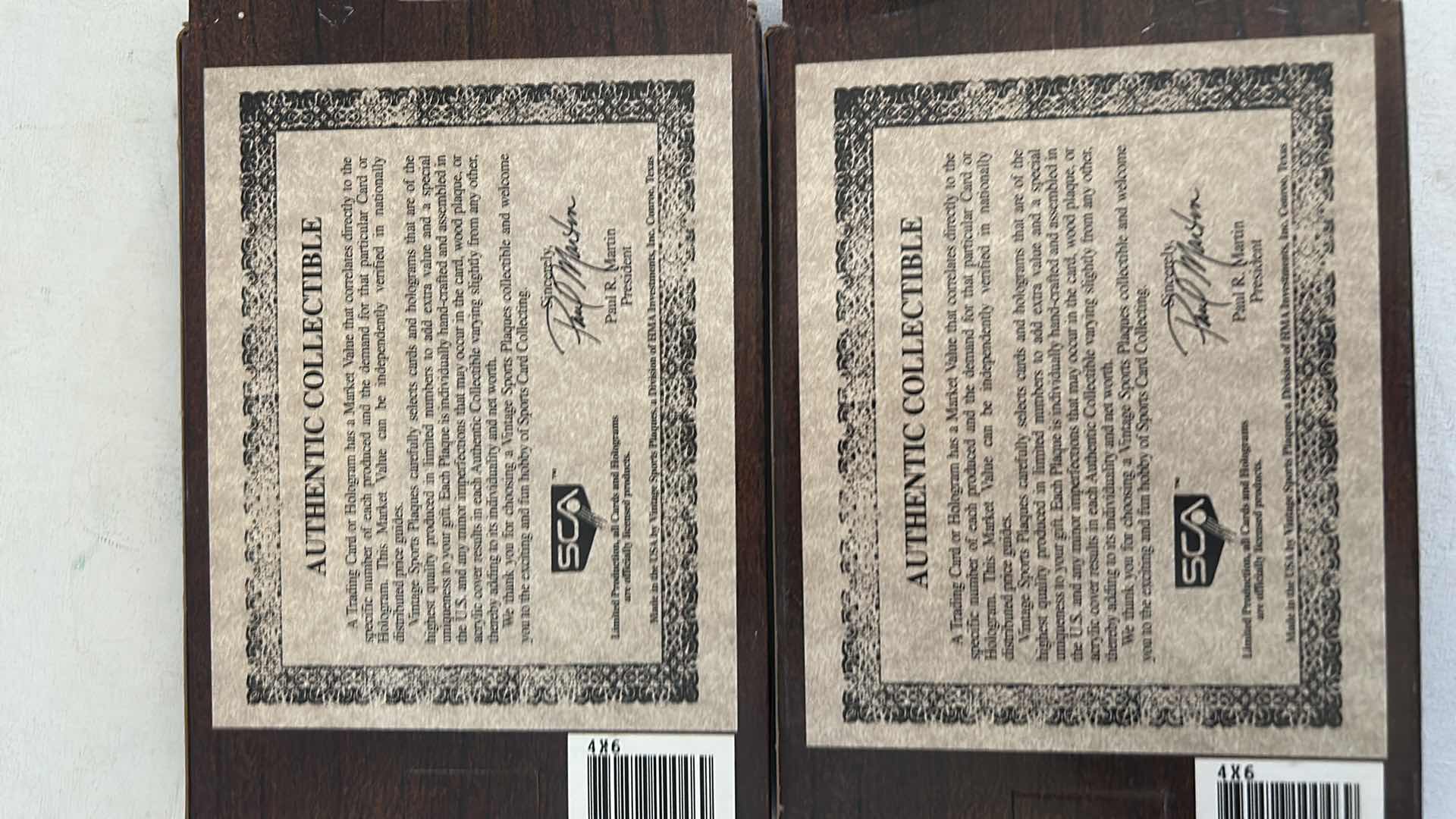 Photo 1 of LIMITED EDITION COLLECTIBLE BASKETBALL CARDS- JAMES WORTHY AND EDDIE JONES