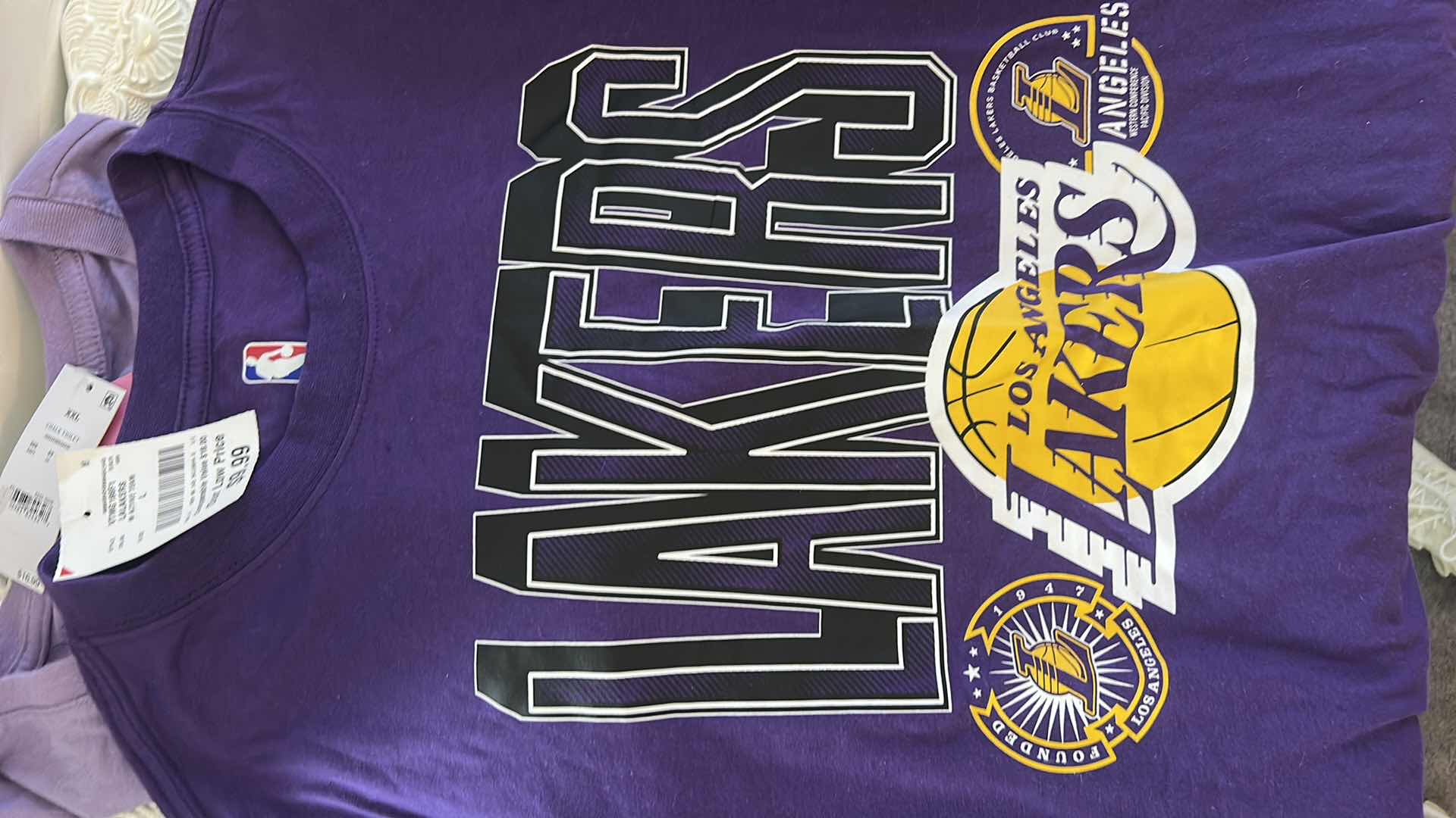 Photo 1 of 4 NEW LAKERS TSHIRTS & 1 THUG LIFE TEE
