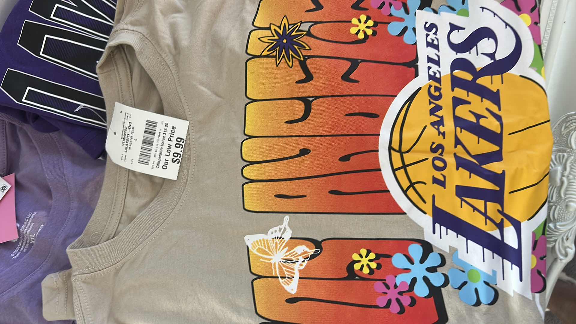 Photo 1 of 4 NEW LAKERS TSHIRTS & 1 THUG LIFE TEE