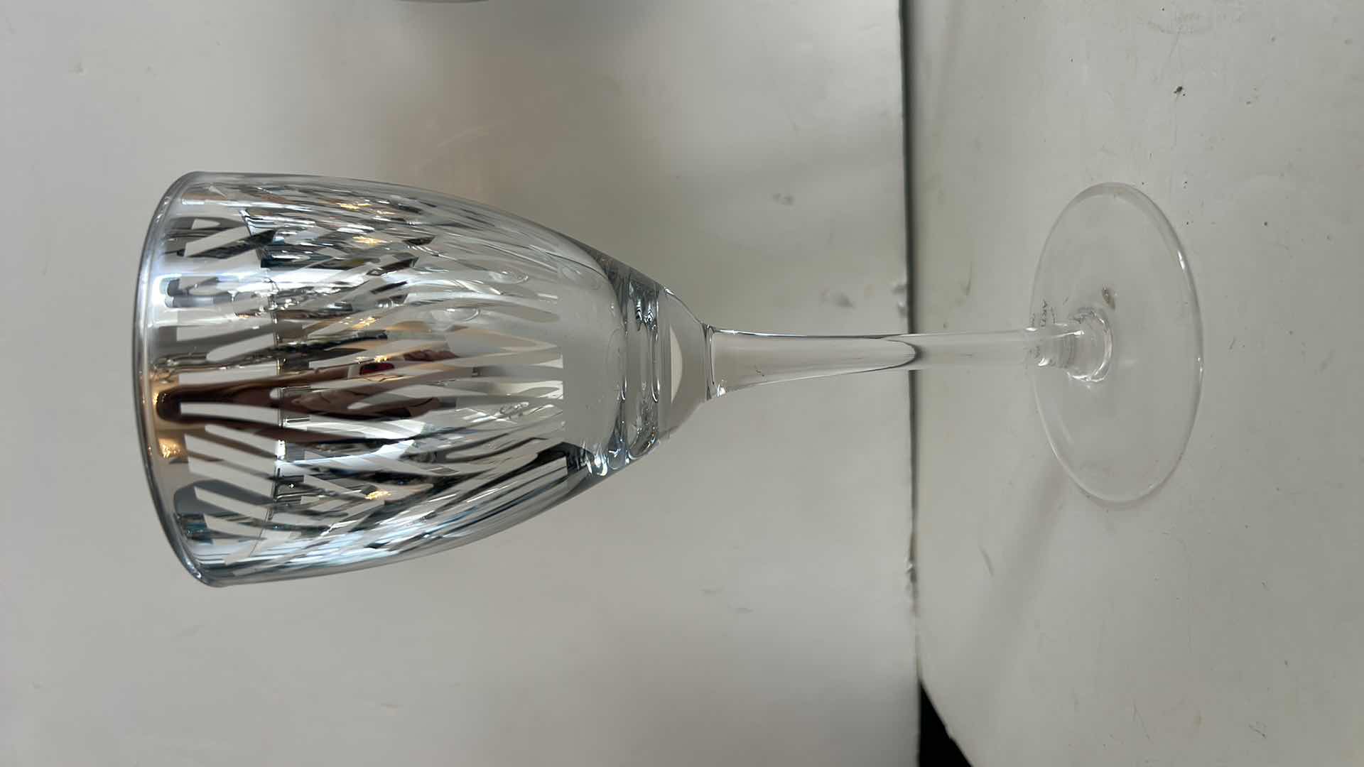 Photo 1 of 6 SILVER SPARKLE GLASS STEMWARE